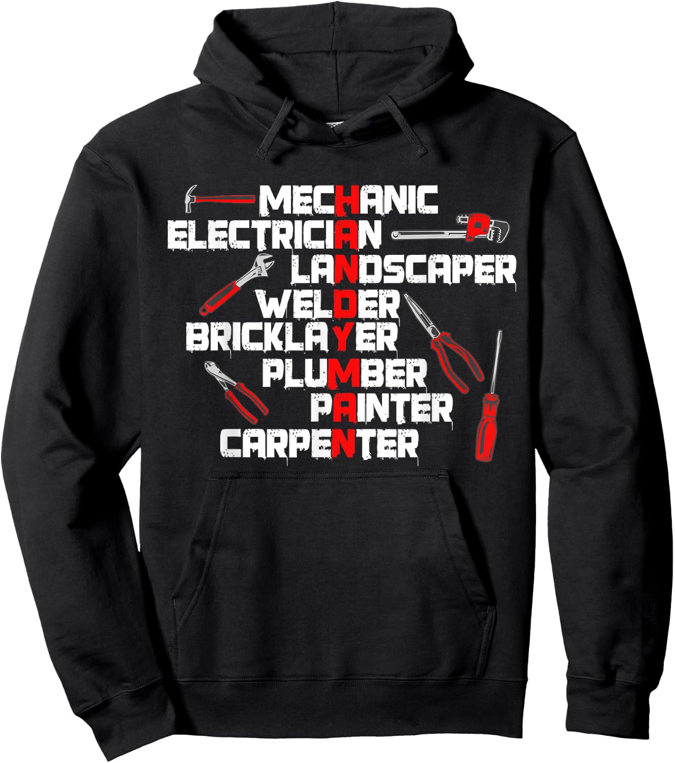 Handyman And Handyman Gift Tools Dad Father Hoodie - Hoodie | Black