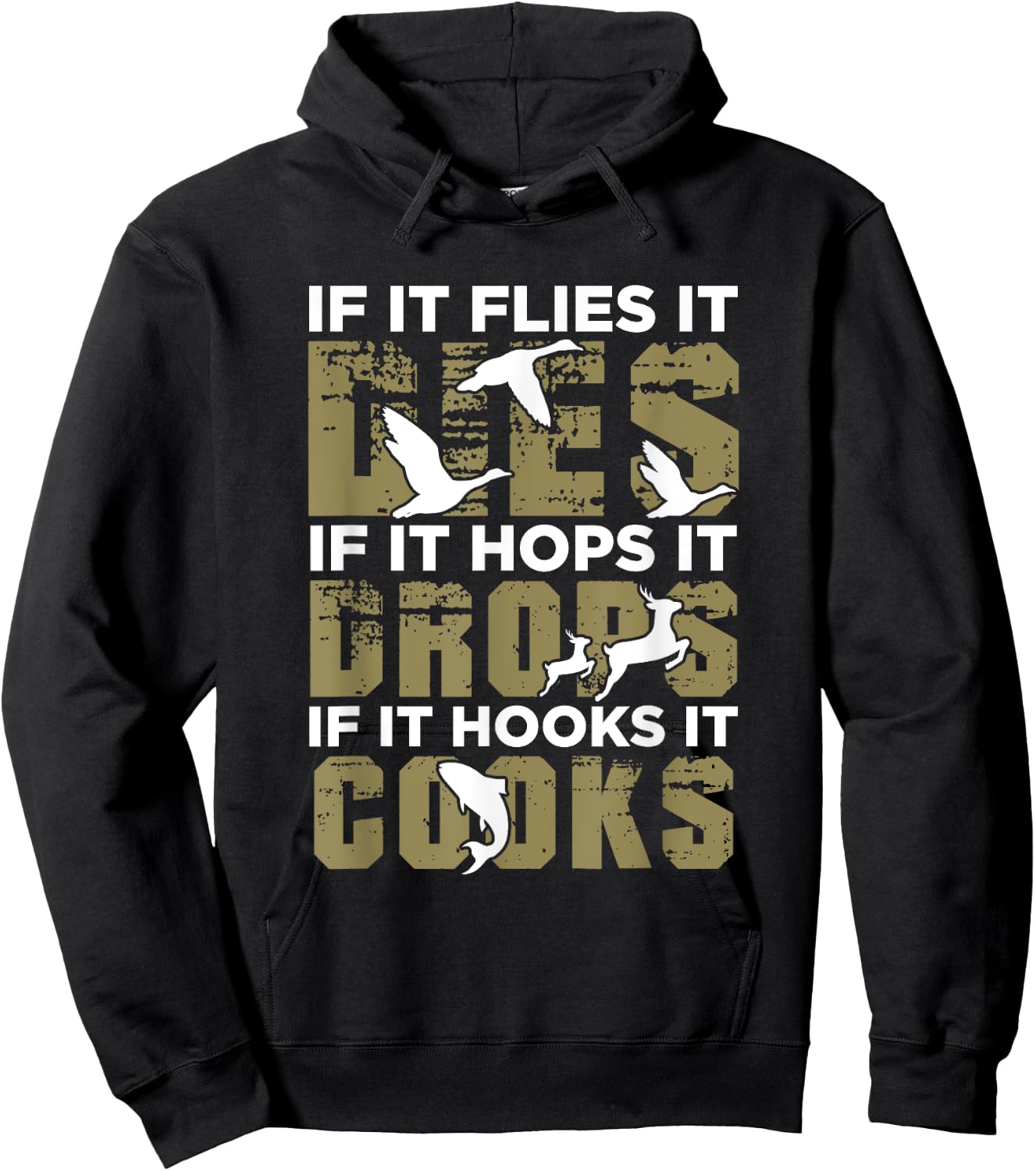 Hunting Shirt Funny Hunter Gift Women Deer Hunt Hoodie - Hoodie | Black