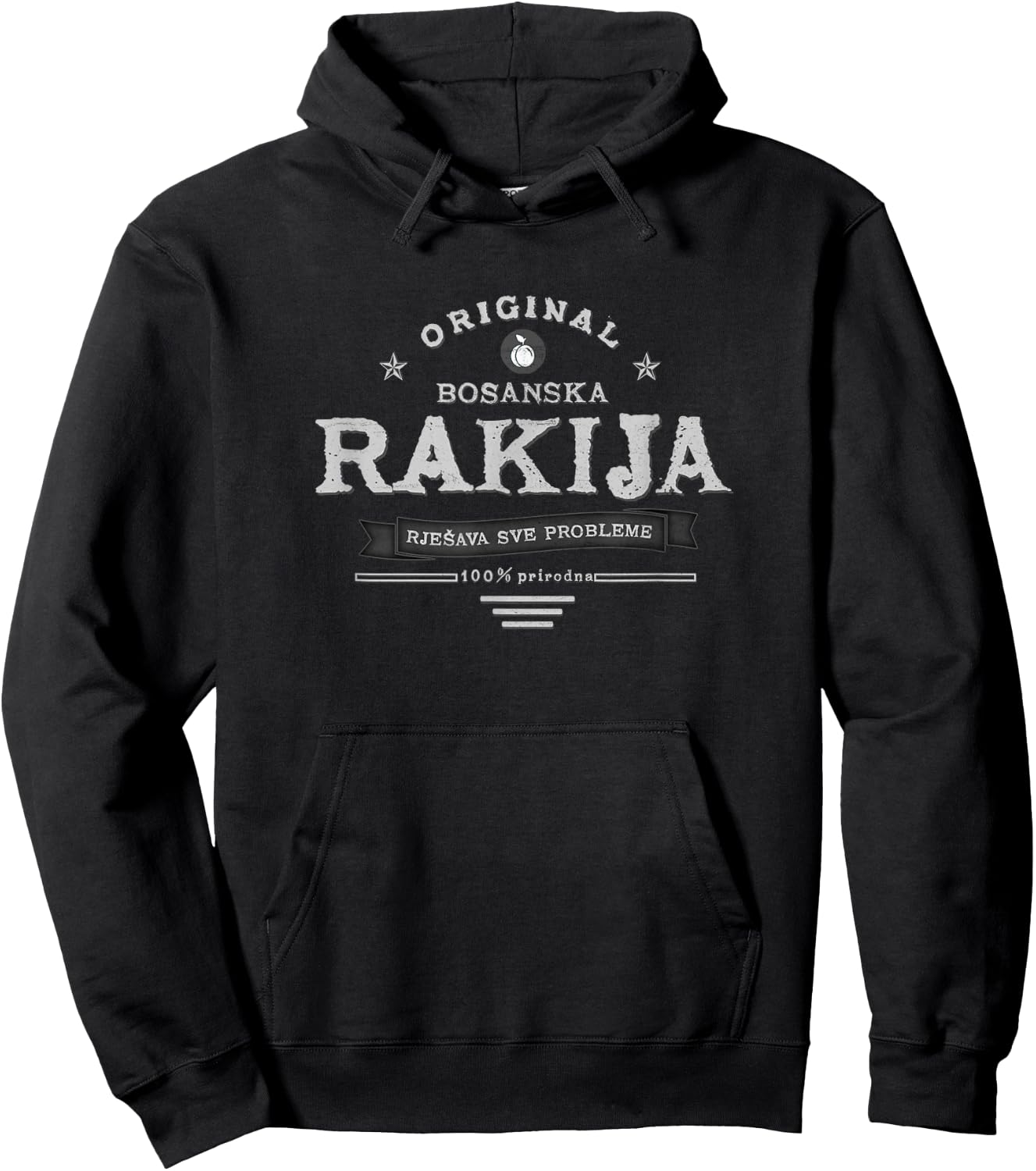 Bosnian Brandy Bosanska Rakija Hoodie - Hoodie | Black