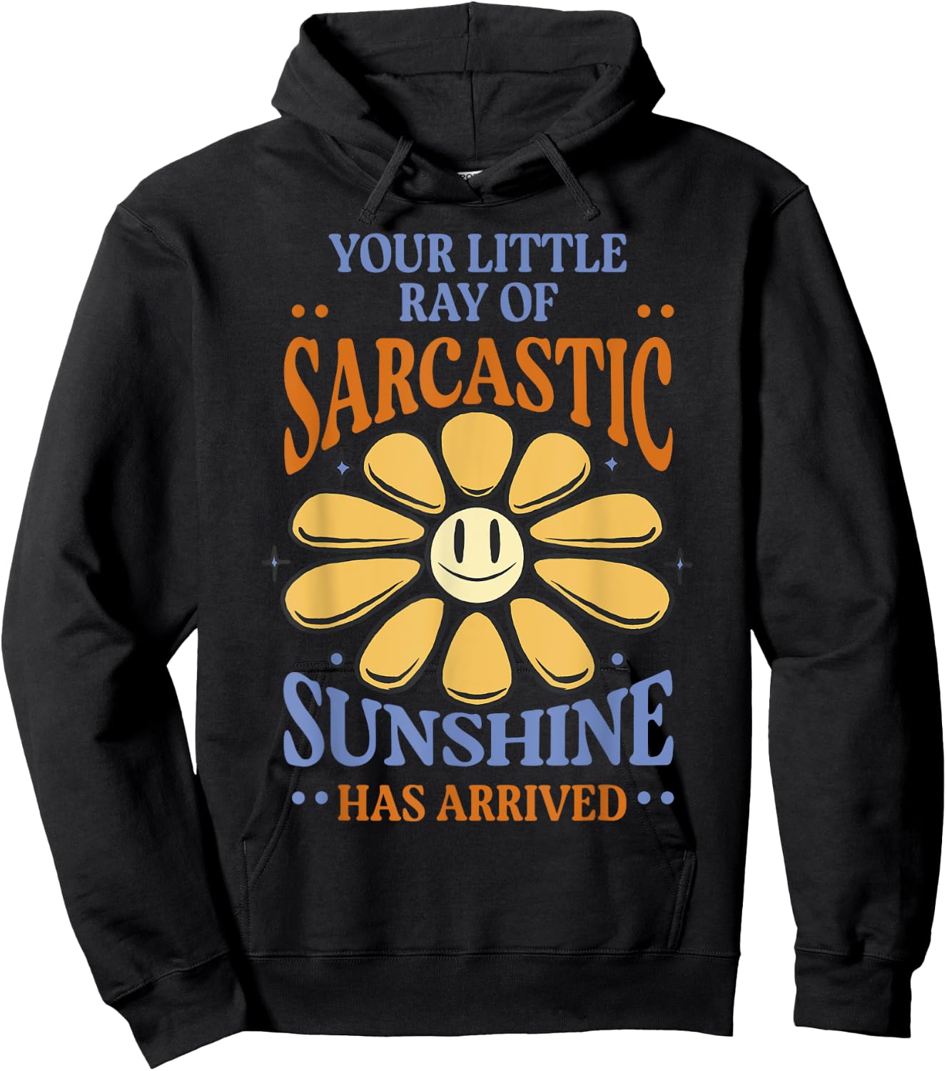 Your Little Ray of Sarcastic Sunshine Has Arrived Adult Kids Hoodie - Hoodie | Black