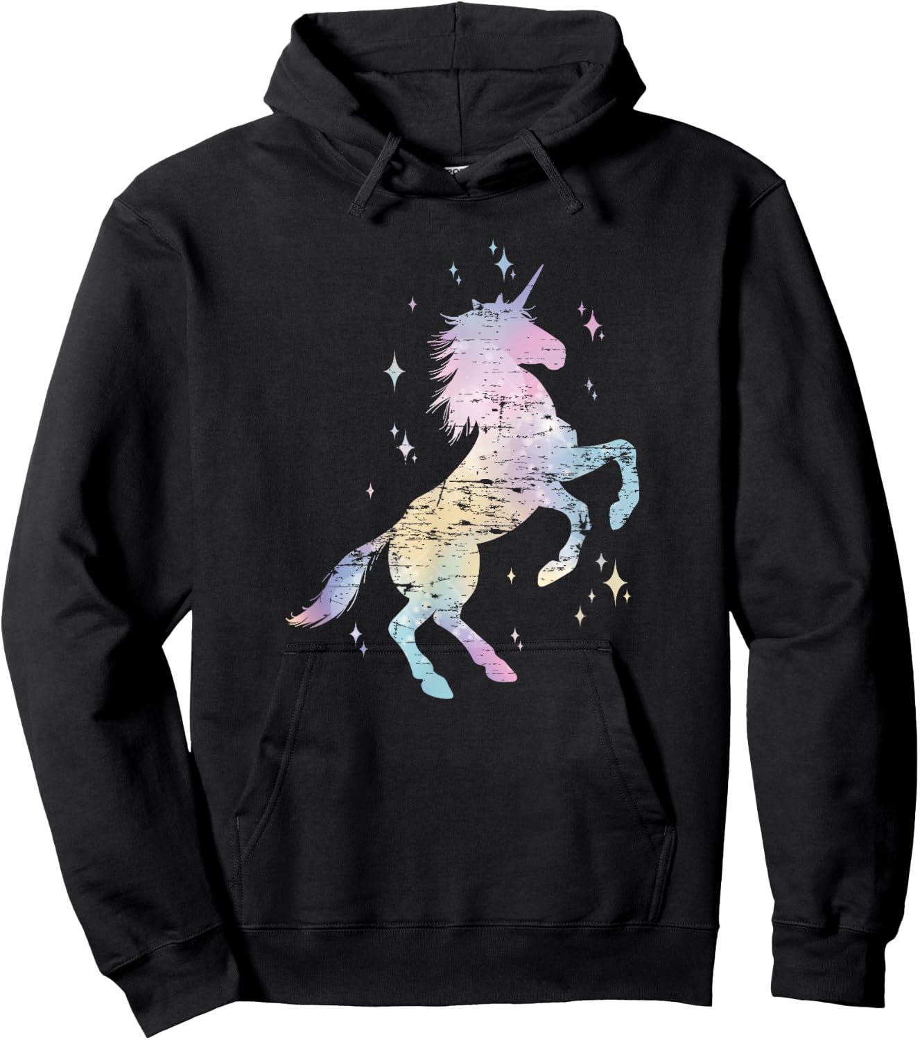 Rainbow Animal Fairy Unicorn Lover Girls Women Gift Unicorn Hoodie - Hoodie | Black