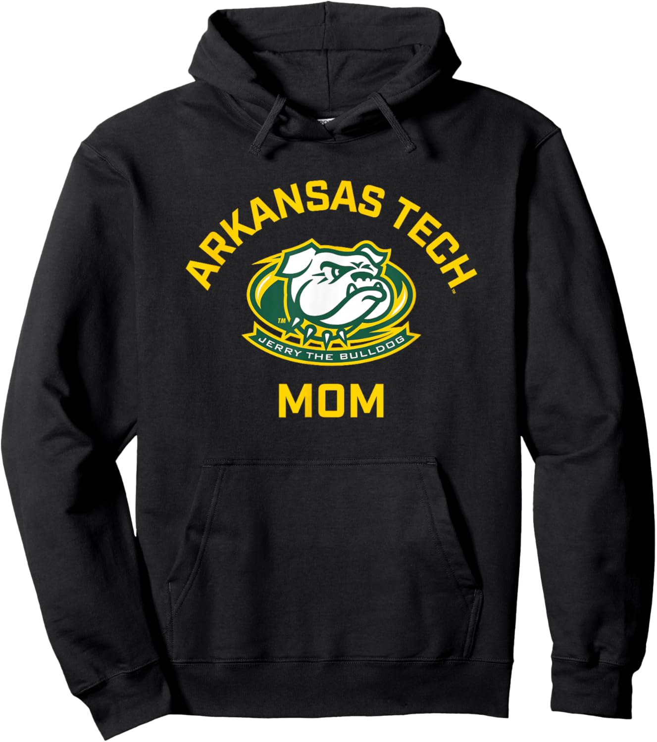 Arkansas Tech University ATU Wonder Boys Arched Mom Hoodie - Hoodie | Black
