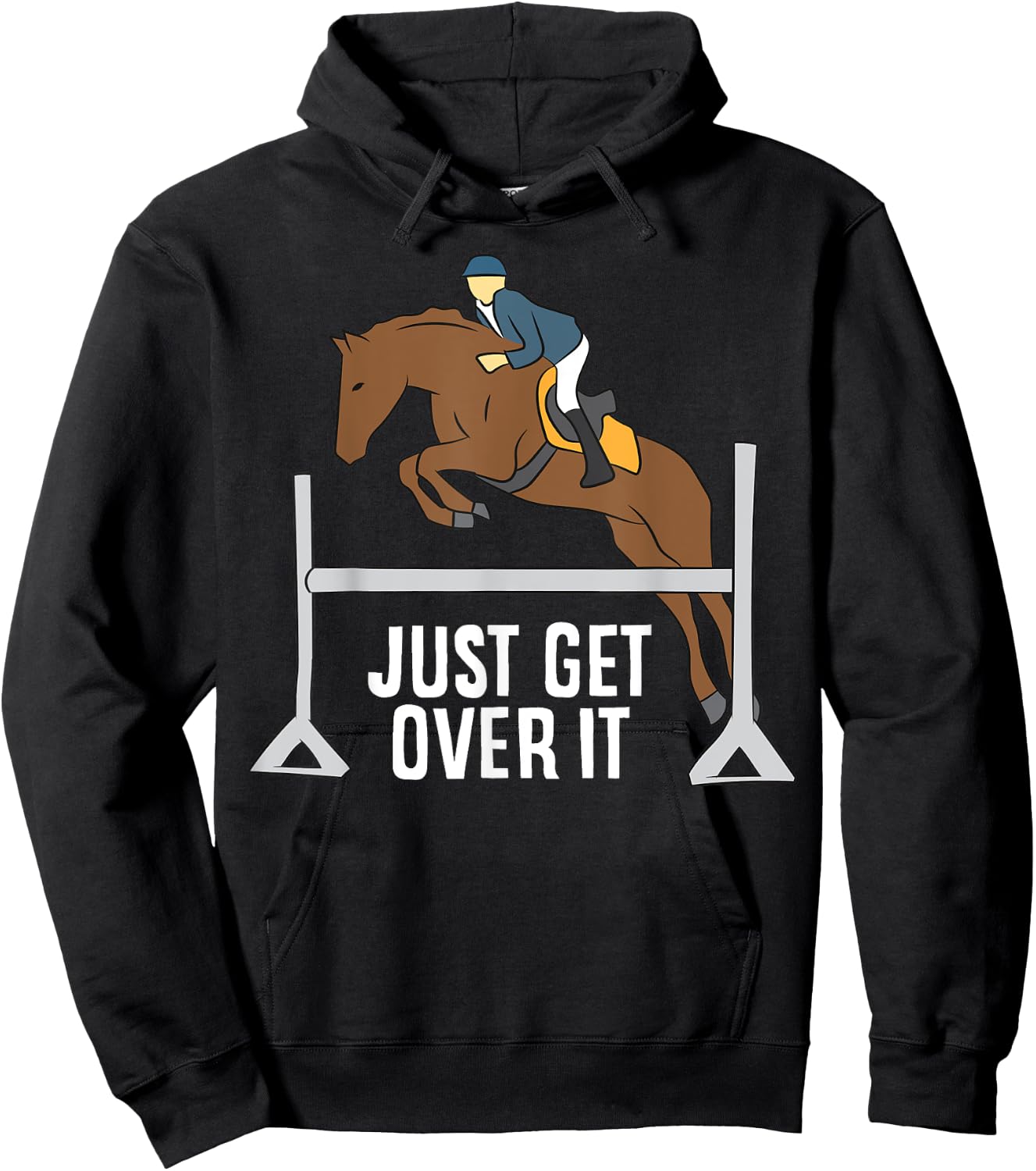 Hunter Jumper Horse Equestrian Love Horses Hoodie - Hoodie | Black
