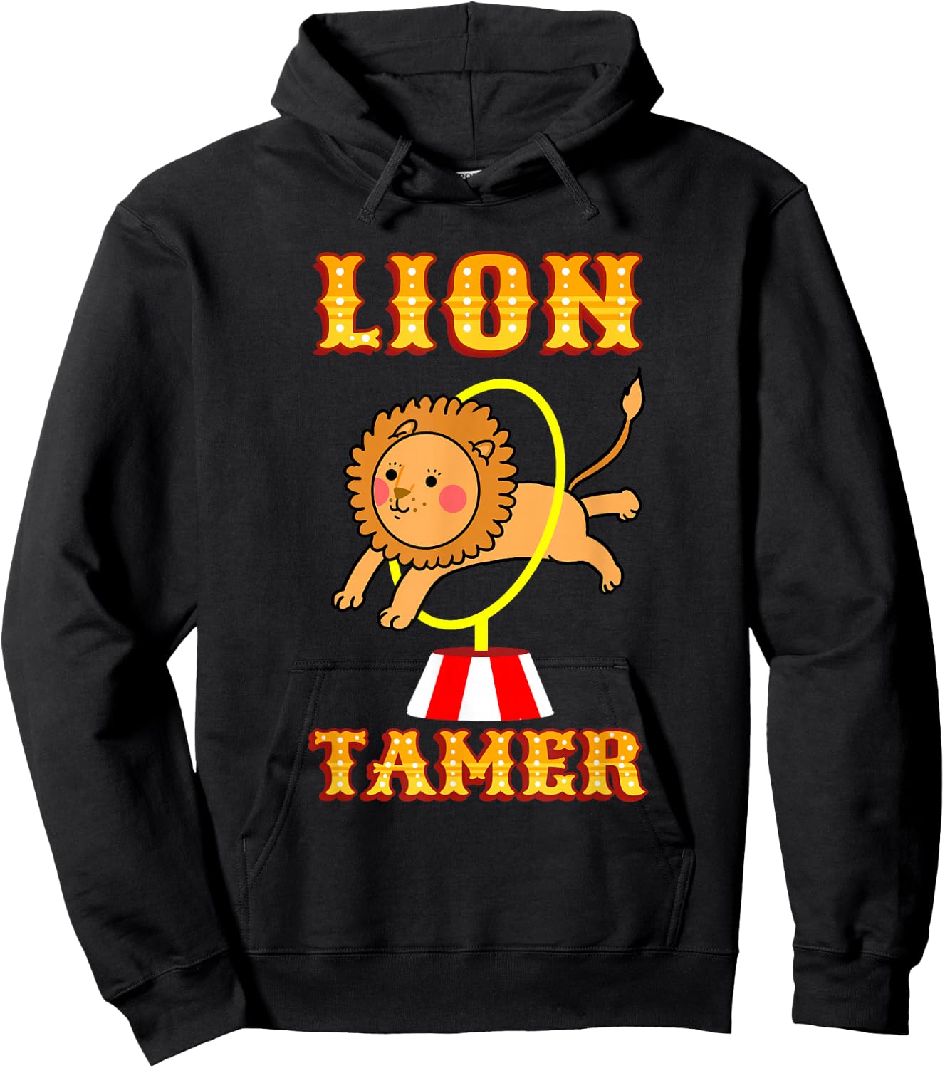 Lion Tamer Costume Circus Themed Birthday Party Hoodie - Hoodie | Black