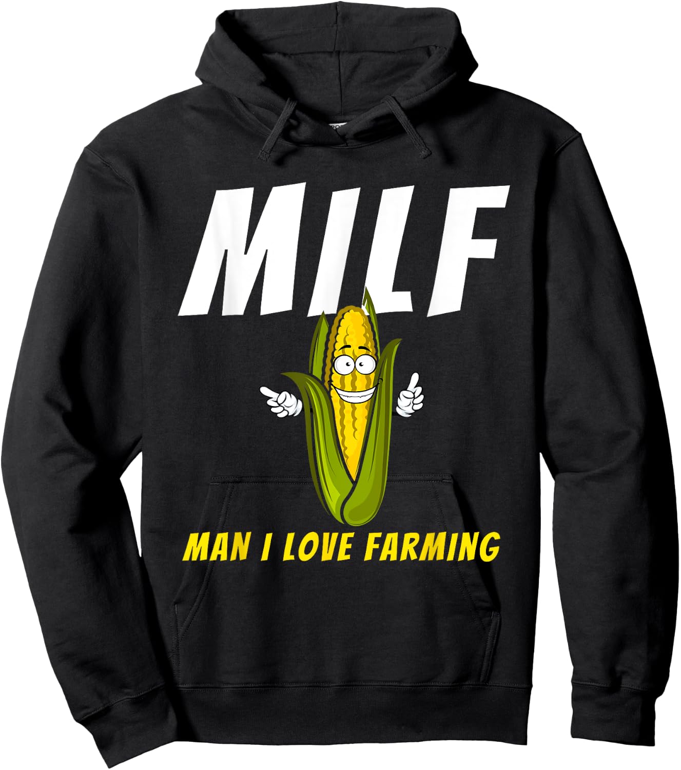 Man I Love Farming - Farmer & Farming Gift Hoodie - Hoodie | Black
