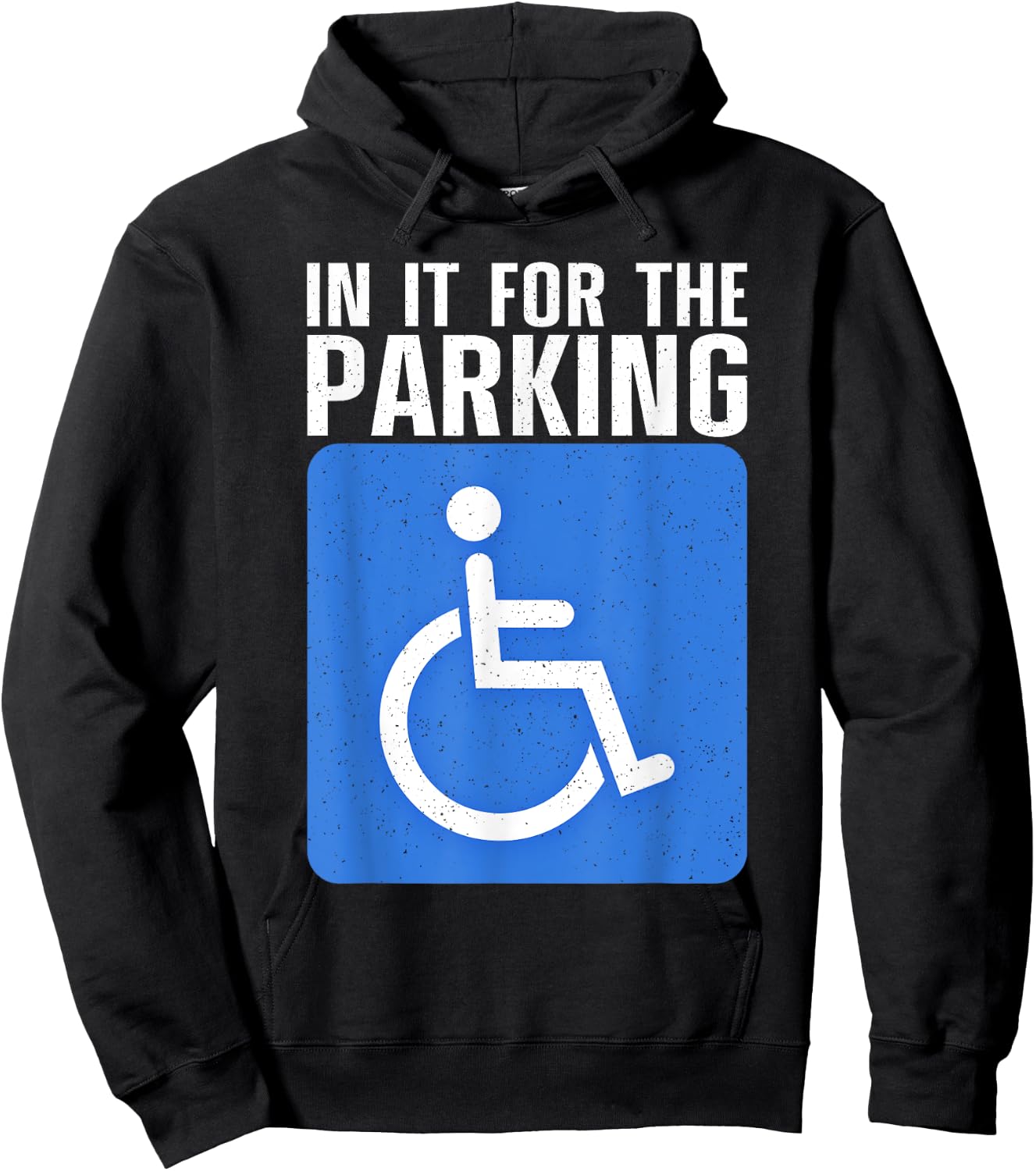 Funny Wheelchair Design Women Disability Handicapped Hoodie - Hoodie | Black