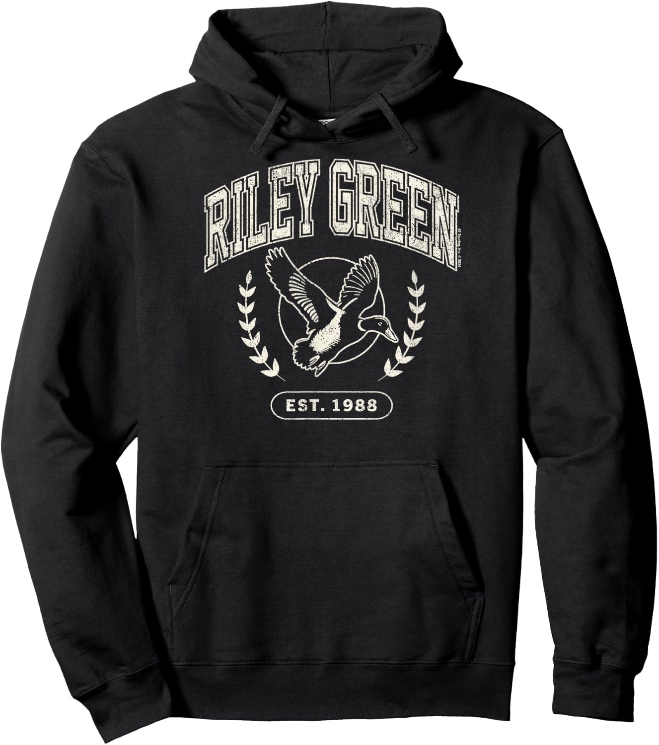 Riley Green - Collegiate Duck EST 1988 Country Singer Hoodie - Hoodie | Black