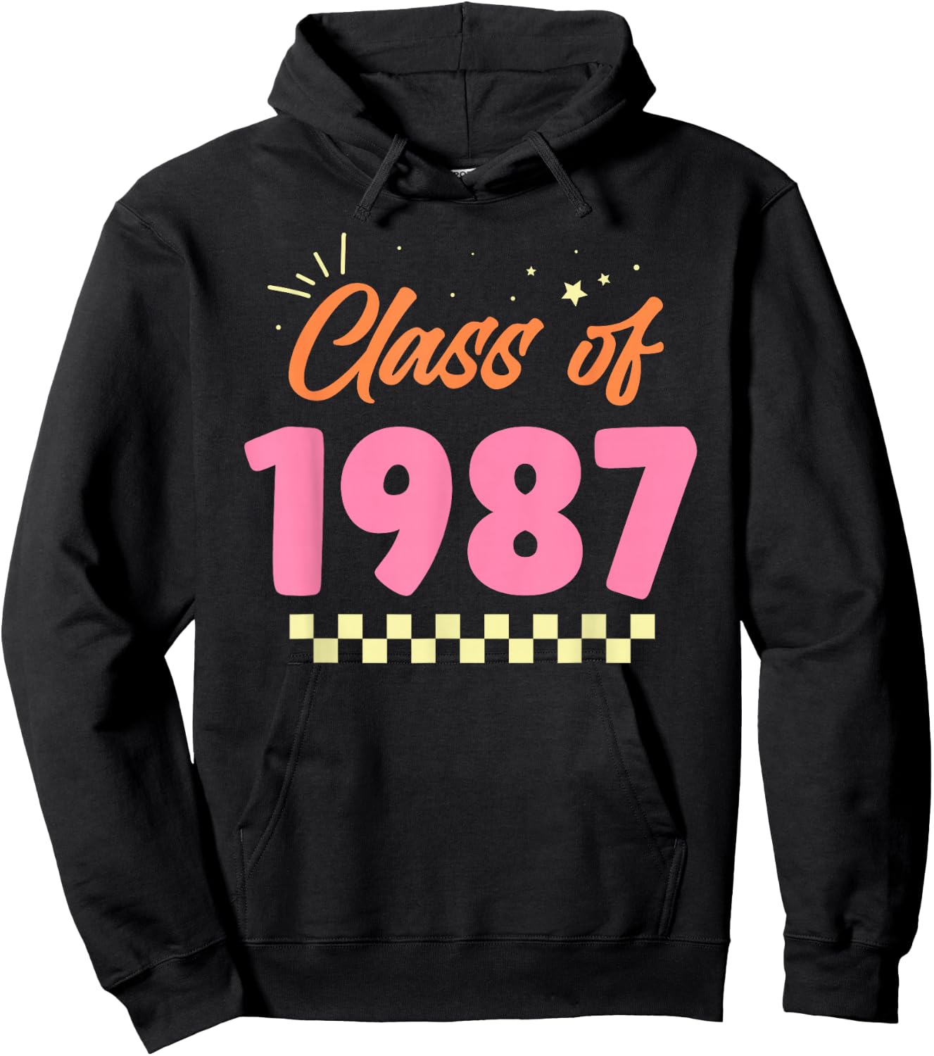 Class Of 1987 School Graduation Meetup Reunion Hoodie - Hoodie | Black