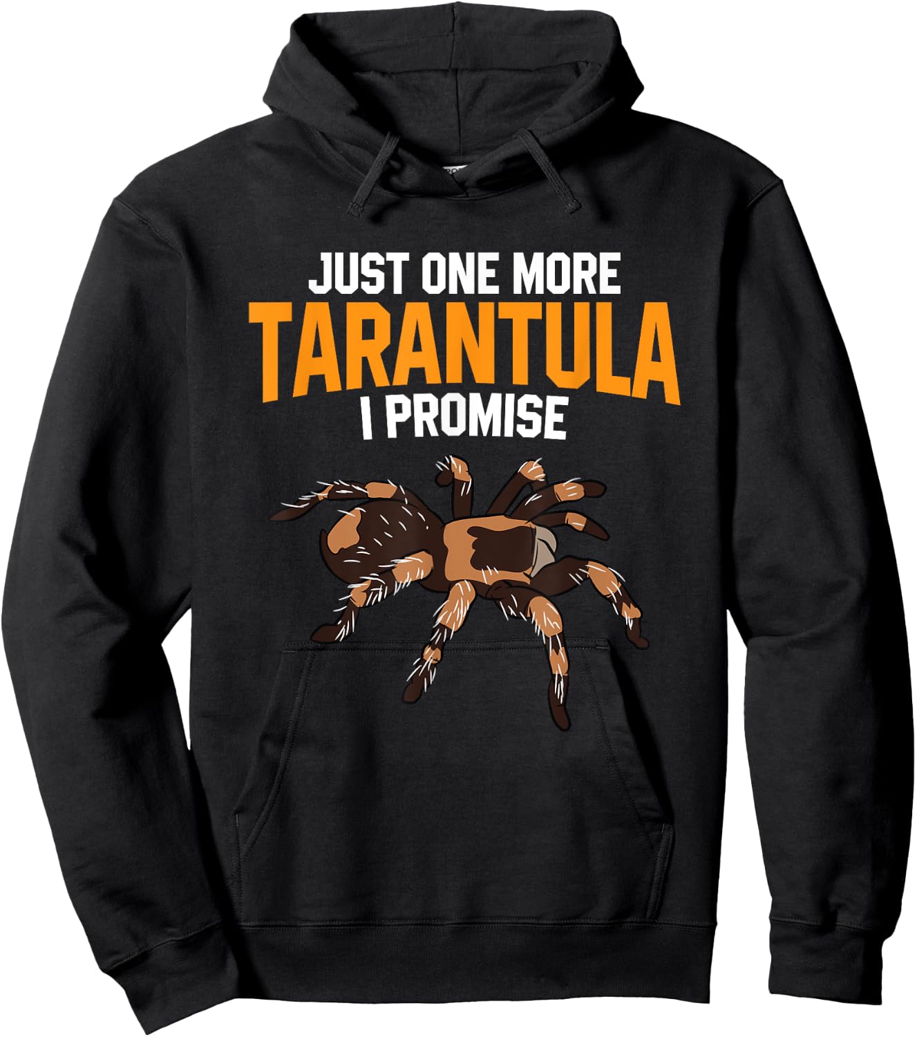 Just One More Tarantula I Promise Funny Spider Lover Hoodie - Hoodie | Black
