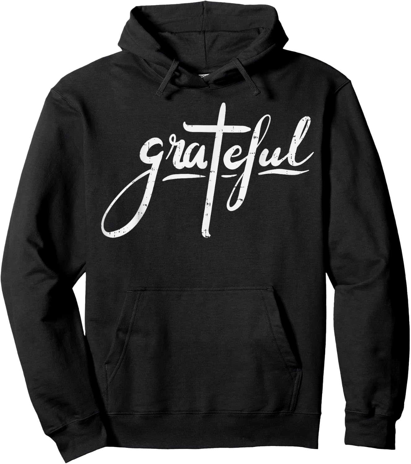 Grateful Cross God Jesus Christ Religious Christian Gift Hoodie - Hoodie | Black
