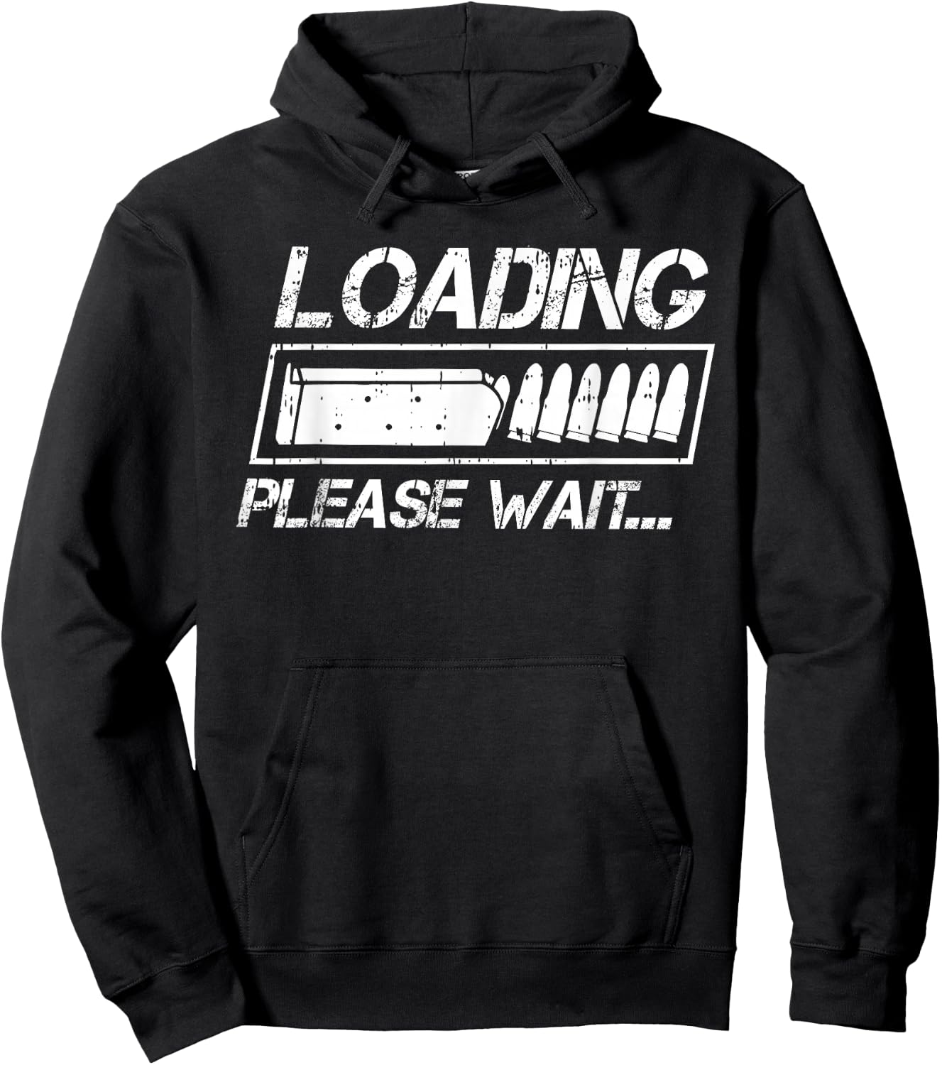 Ammo Loading Please Wait Bullet Gun Lover Enthusiast Gifts Hoodie - Hoodie | Black