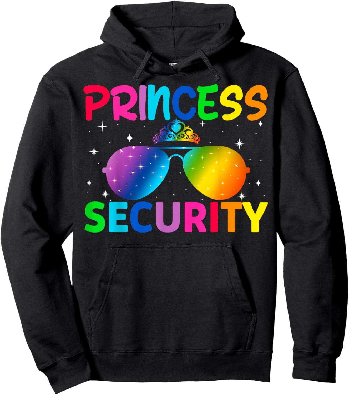 Princess Security Birthday Halloween Party Funny Men Women Hoodie - Hoodie | Black