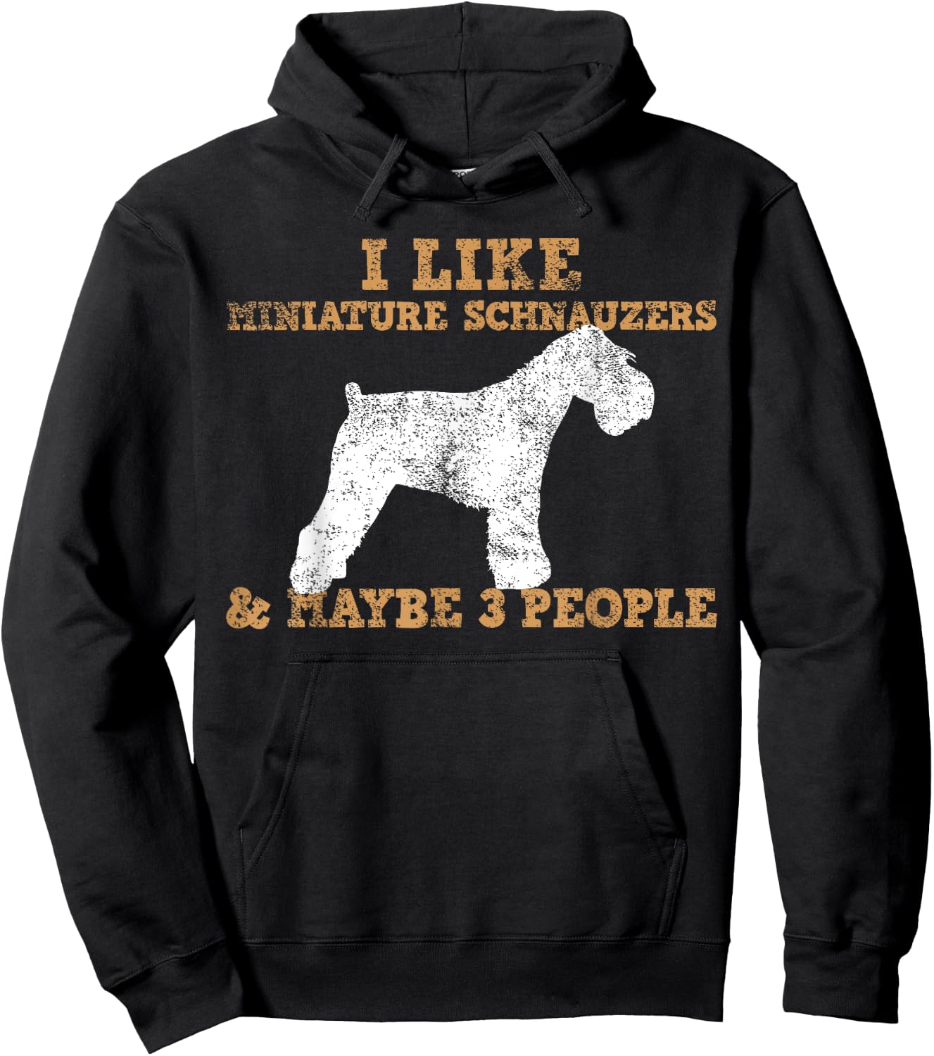 Miniature Schnauzer Hoodie - Hoodie | Black