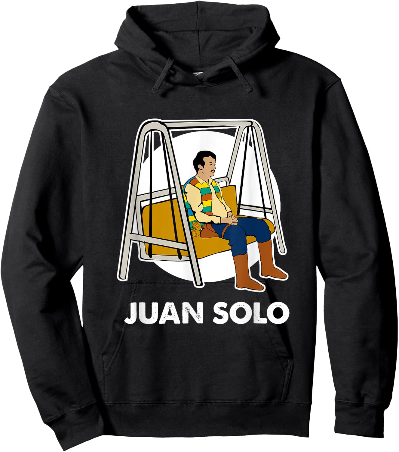 Juan Solo Funny Cinco de Mayo Mexican Latin Fiesta Hoodie - Hoodie | Black