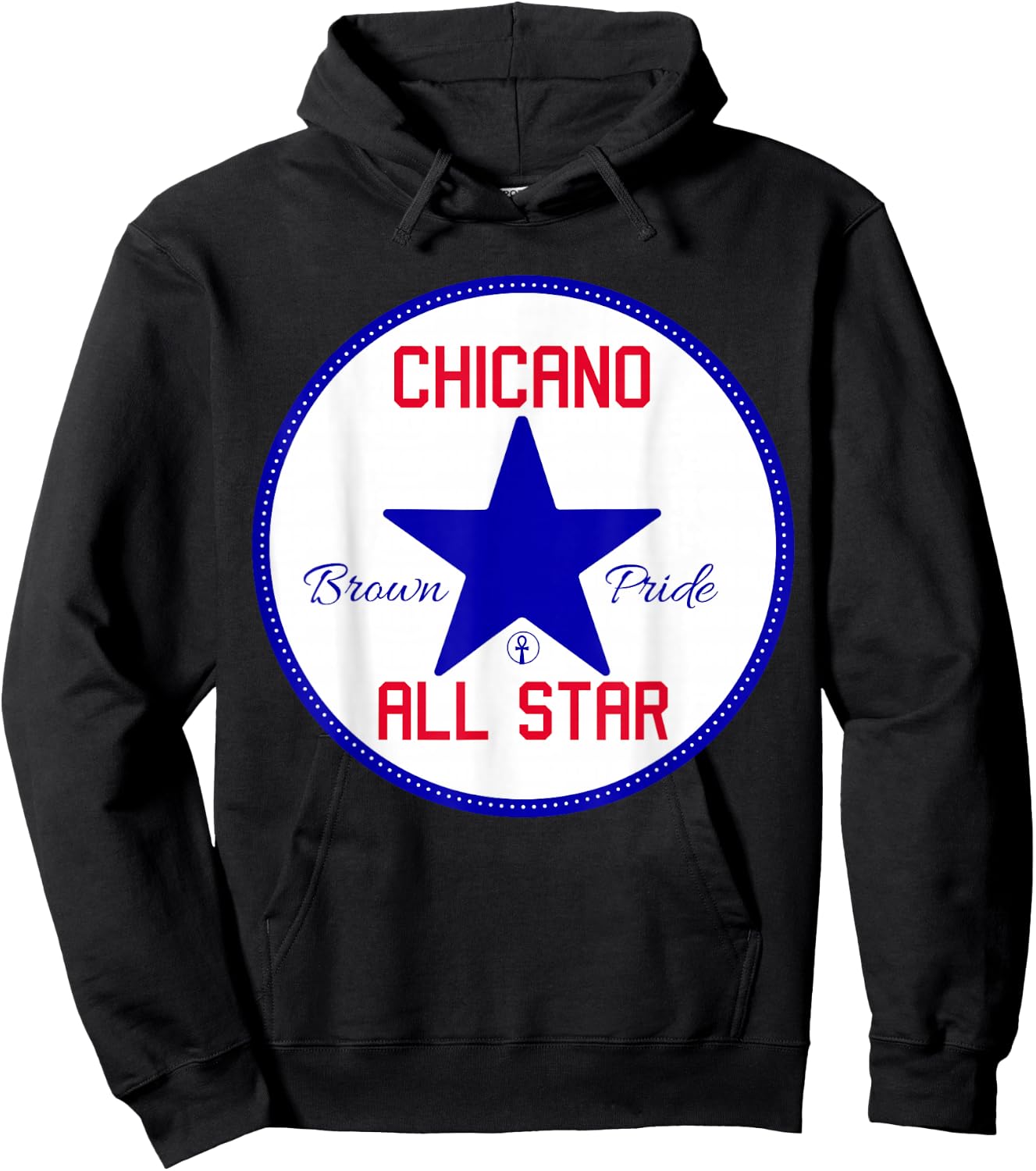 Chicano Brown Pride All Star - Cool Powerful Homeboy Hoodie - Hoodie | Black