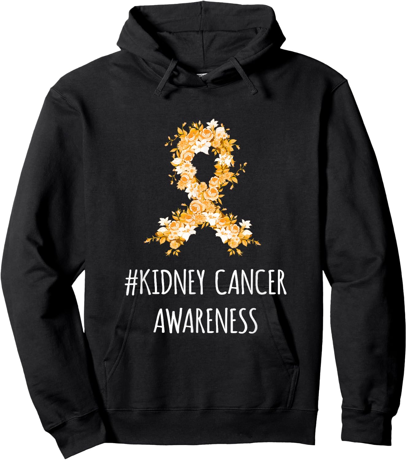Kidney Cancer Awareness Shirt | Kidney Cancer Hoodie - Hoodie | Black