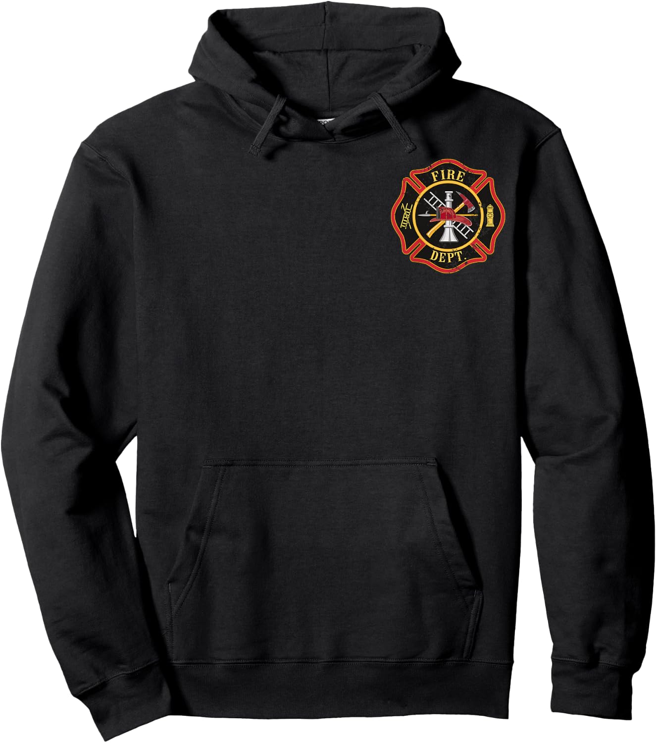 Fire Department Firefighter Fireman Rescuer Firefighters Hoodie - Hoodie | Black
