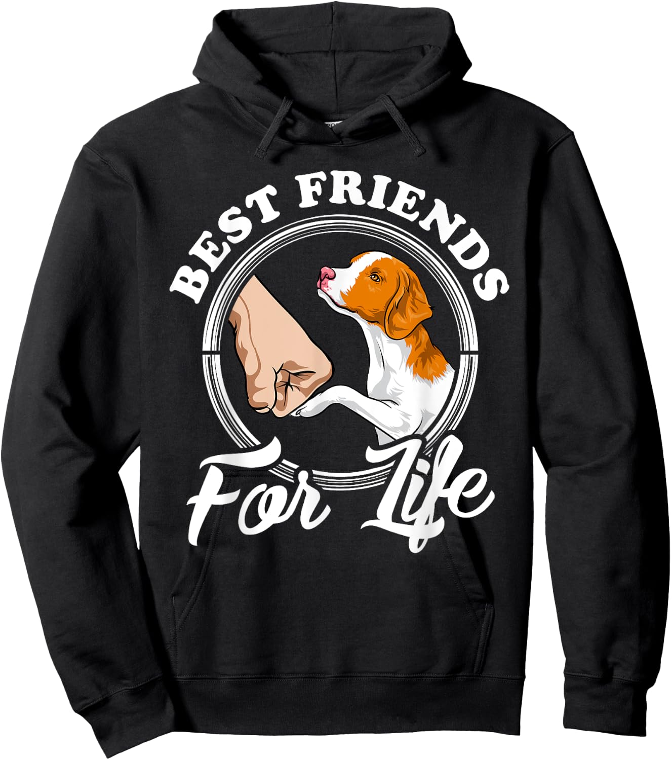 Brittany Spaniel Dog Lover Gifts Brittany Spaniel Lover Hoodie - Hoodie | Black