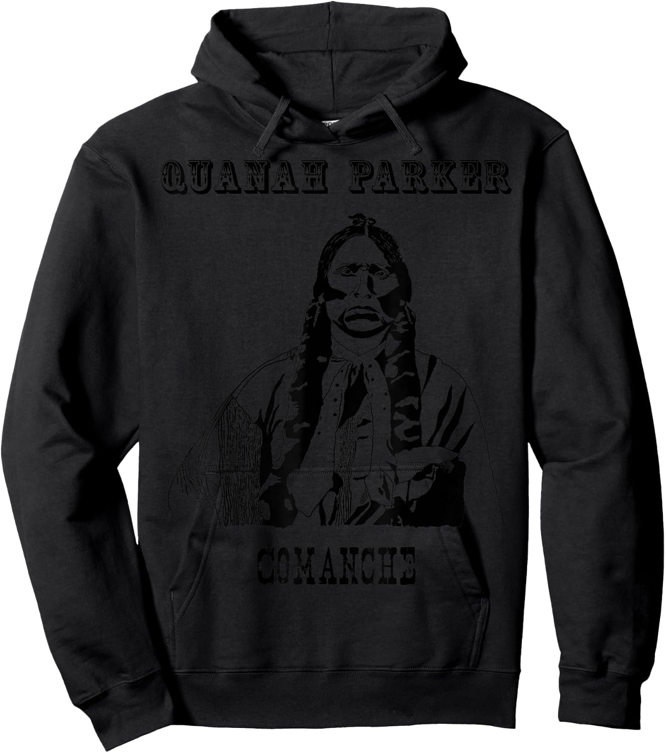 Quanah Parker Comanche Indians Native Americans History Gift Hoodie - Hoodie | Black