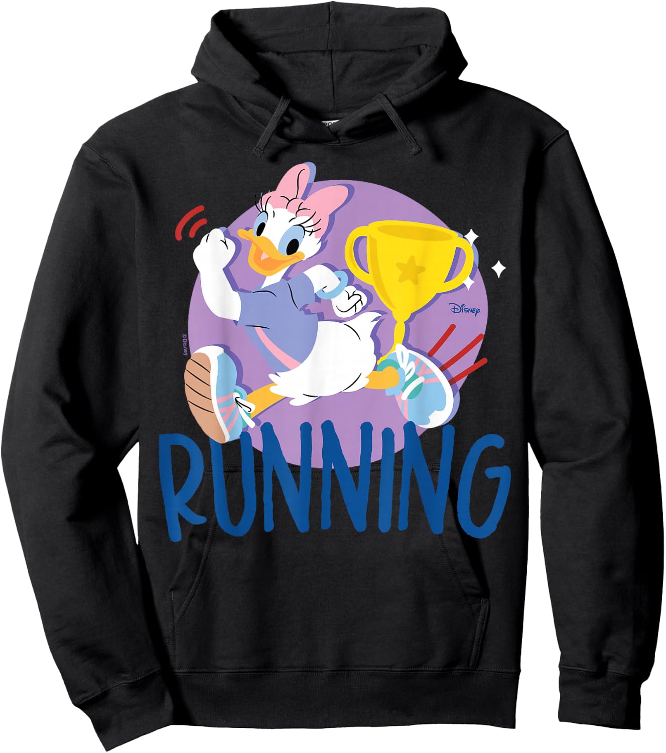Daisy Duck - Running Trophy Exercise Track And Field Hoodie - Hoodie | Black