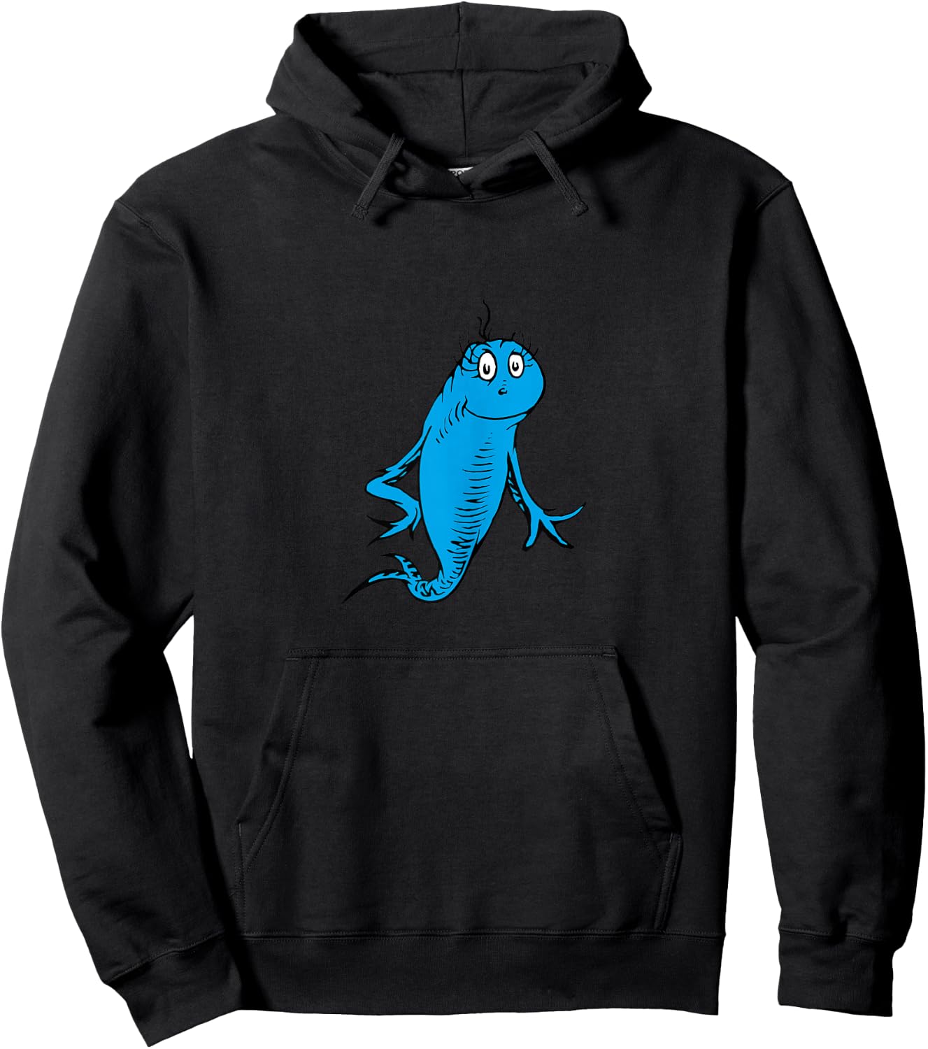 Dr. Seuss Blue Fish Hoodie - Hoodie | Black
