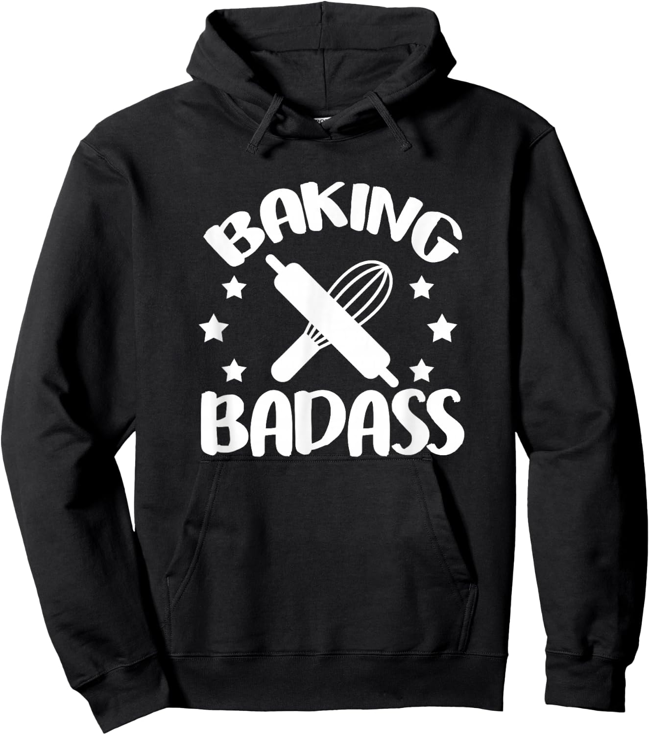 Baker Funny Baking Badass Hoodie - Hoodie | Black