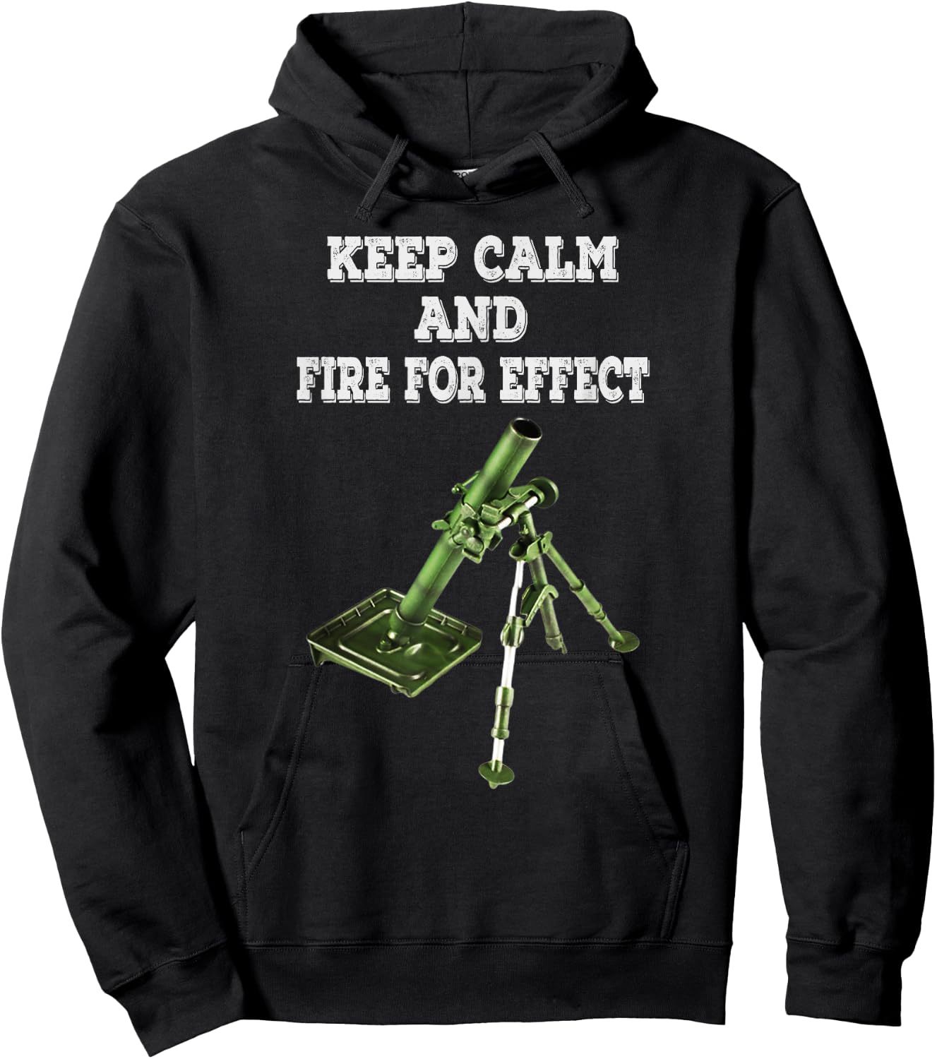 Infantryman Mortar 11C 13c 11B Keep Calm And Fire For Effect Hoodie - Hoodie | Black
