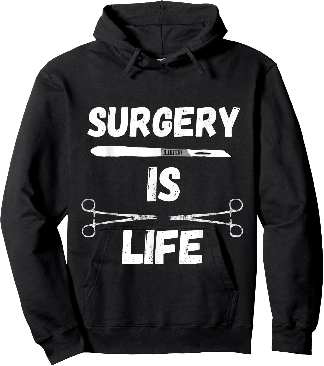 Surgery Is Life Surgical Scalpel Surgeon Medical Surg Tech Hoodie - Hoodie | Black