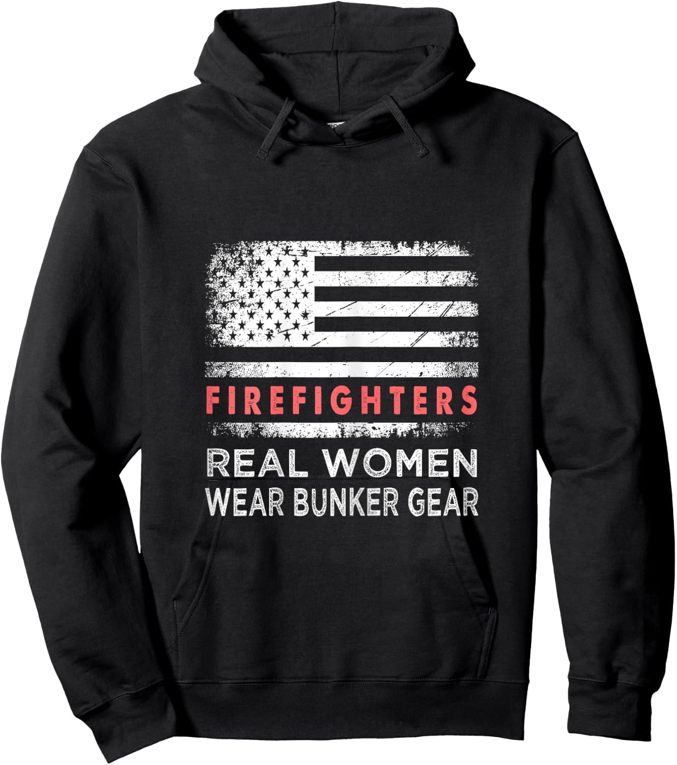 Firefighter Female Fire Fighter Firefighting Mom Hoodie - Hoodie | Black