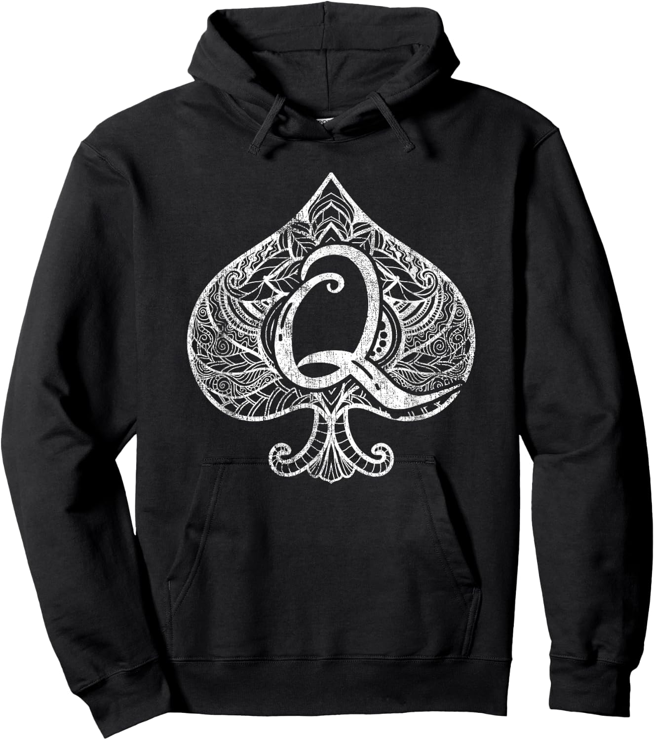 "Queen of Spades" Hoodie - Hoodie | Black