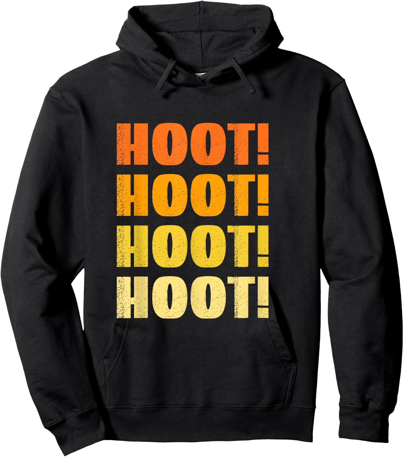 What A Hoot, I'm A Hoot, Hooting Owl Hoodie - Hoodie | Black