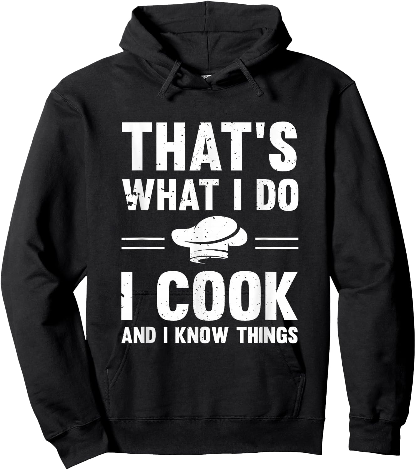 Great Cooking Saying Gift Kitchen Women Men Hoodie - Hoodie | Black