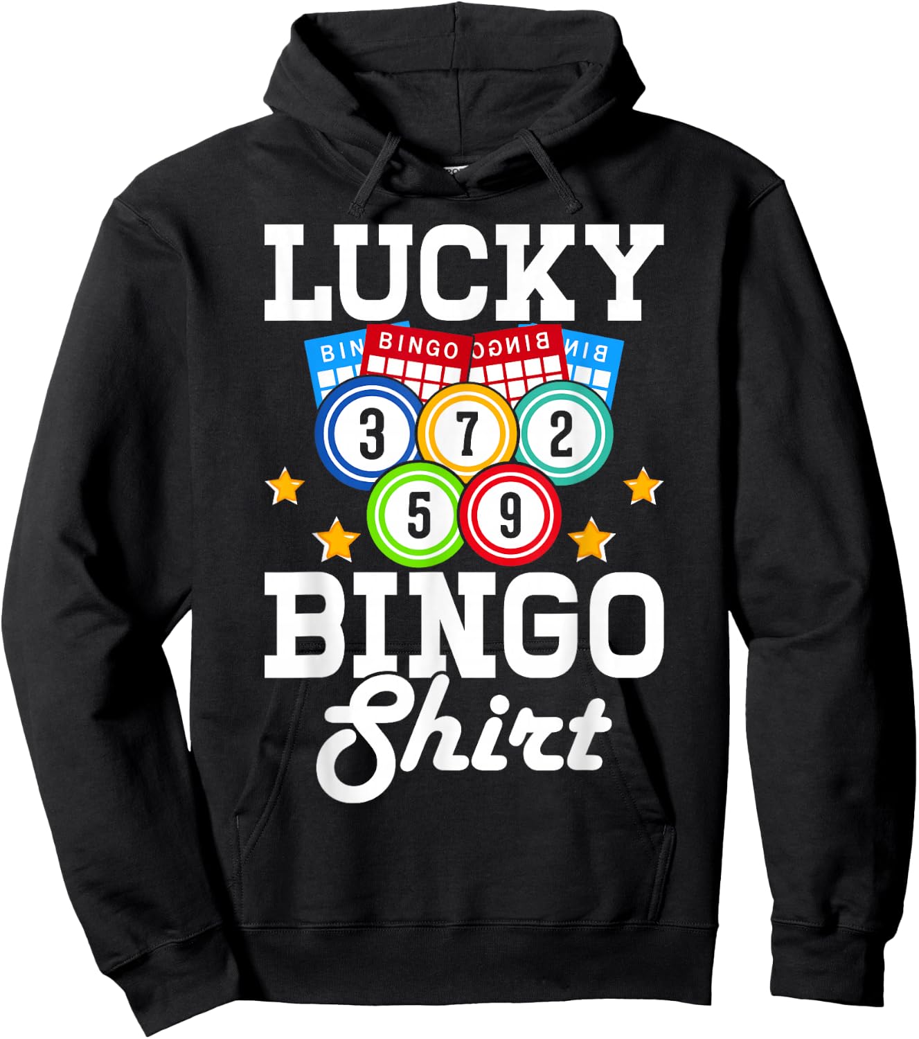 Lucky Bingo shirt Hoodie - Hoodie | Black