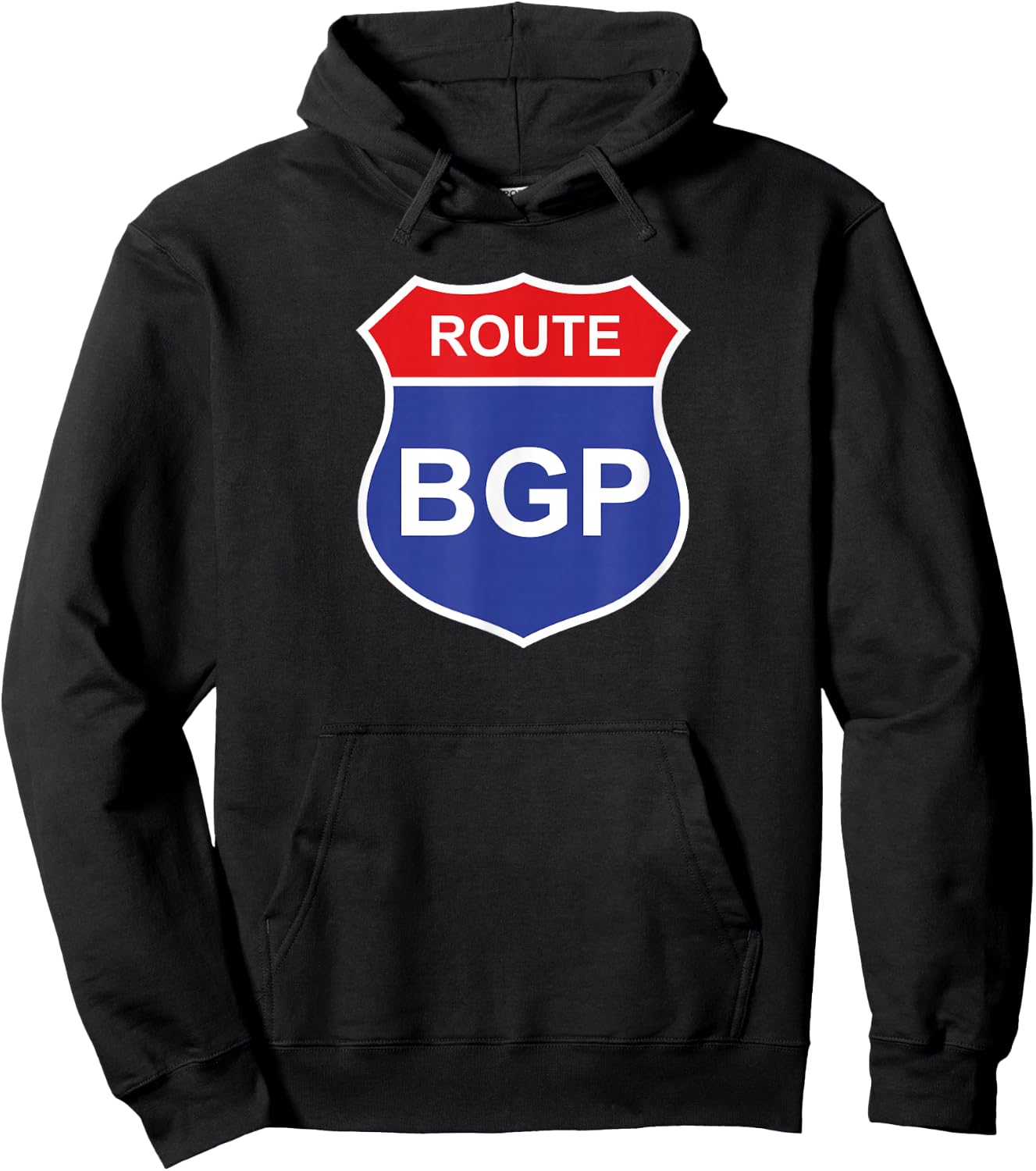 BGP Funny Network Engineer Geeky Nerd Hoodie - Hoodie | Black