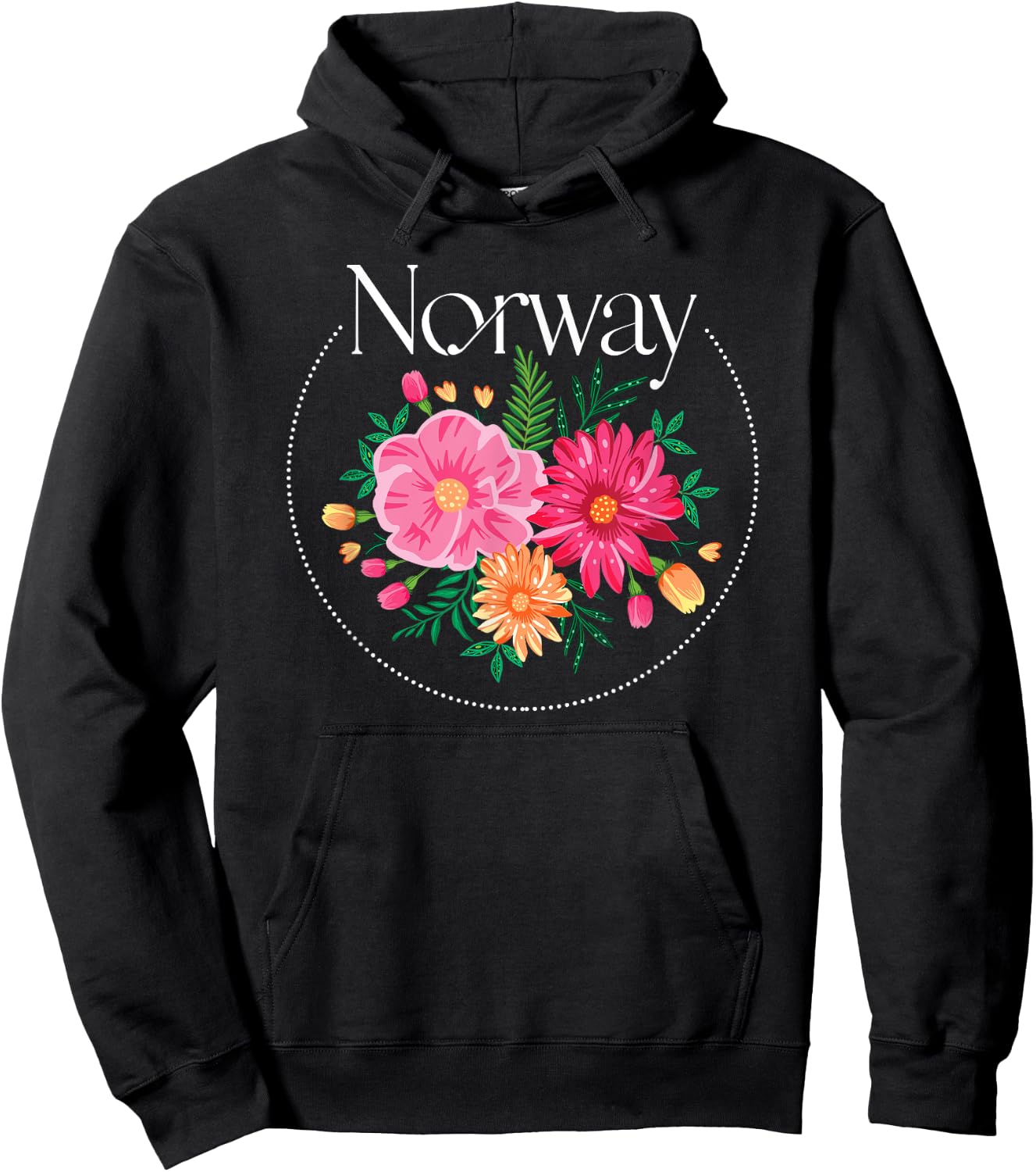 Norway Nature Mountain Hiking Gift Norway Hoodie - Hoodie | Black