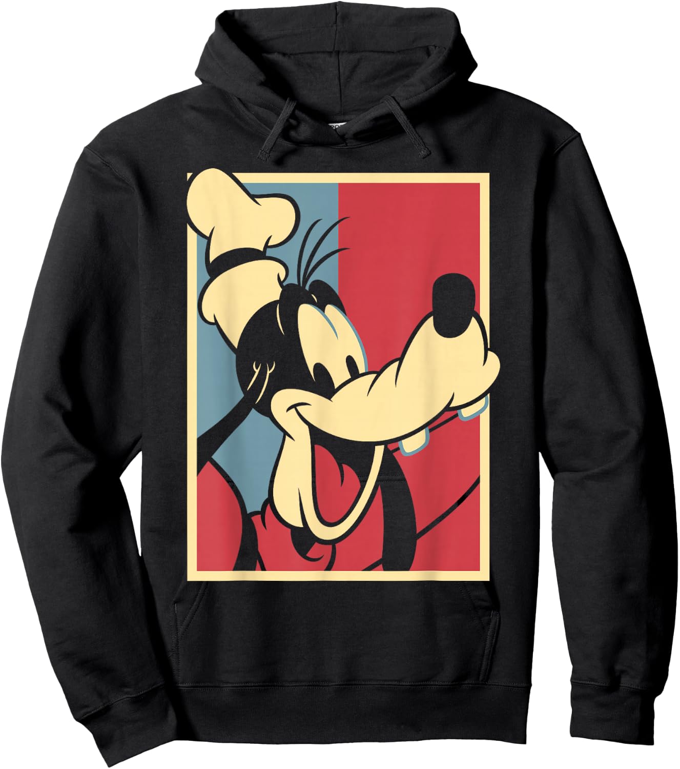 Disney Mickey & Friends Americana Goofy Red & Blue Pop Hoodie - Hoodie | Black