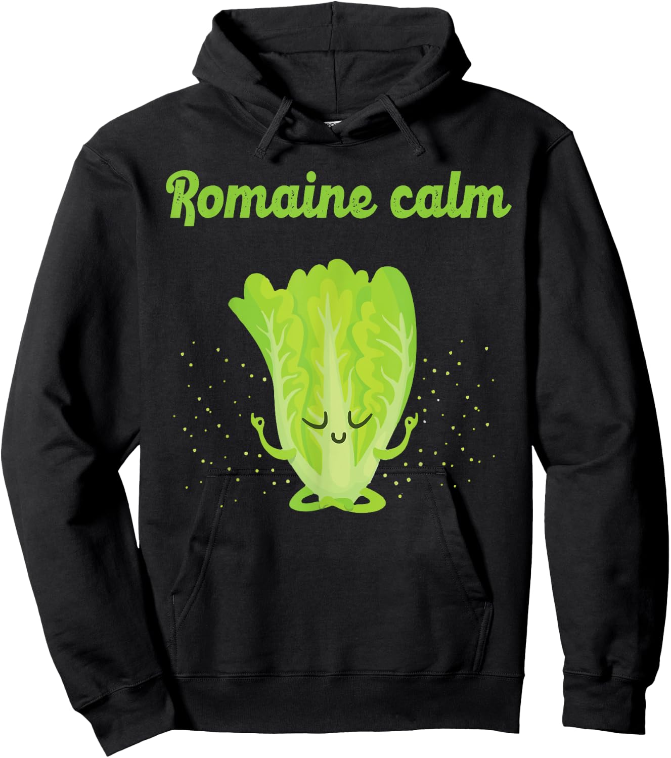 Sarcastic Romaine Calm Zen Yoga Peaceful Gym Class New Gift Hoodie - Hoodie | Black