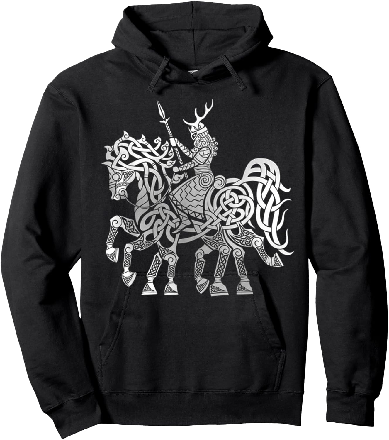 Sleipnir Viking Valhalla North Myths Celtic Symbols Hoodie - Hoodie | Black
