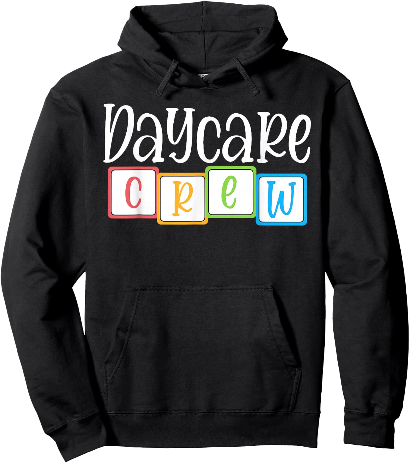 Daycare Crew Childcare Team Squad Provider School Teacher Hoodie - Hoodie | Black