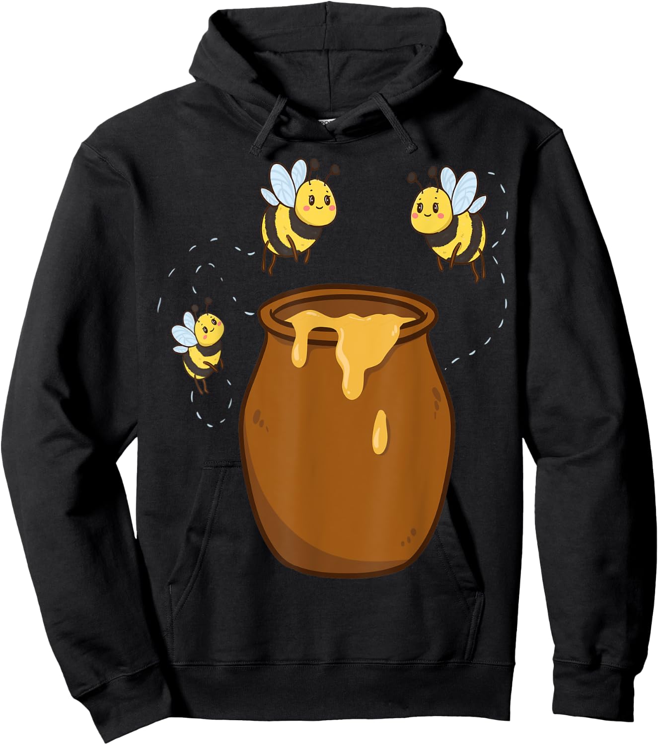 Wild Bees Honeypot Child Bumble Bee Bee Beekeeper Honey Bee Hoodie - Hoodie | Black
