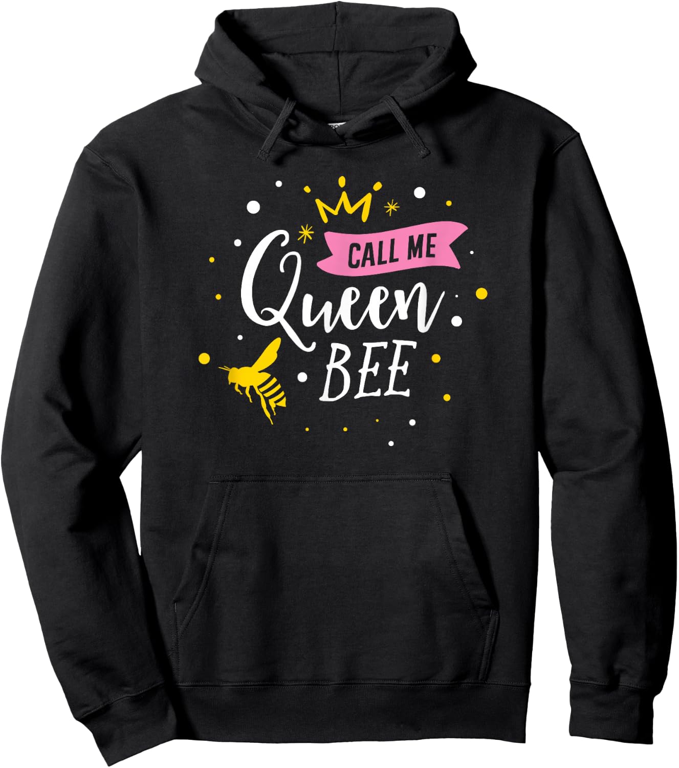 Funny Beekeeper Queen Bee Cute Bees Honey Lover Bee Hive Hoodie - Hoodie | Black