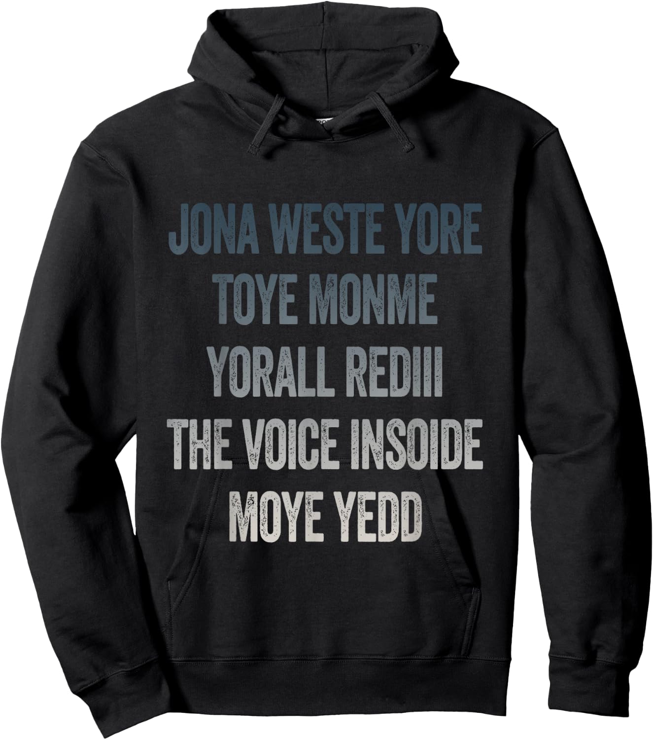 Don't Waste Your Time On Me You're Already The Voice Inside Hoodie - Hoodie | Black