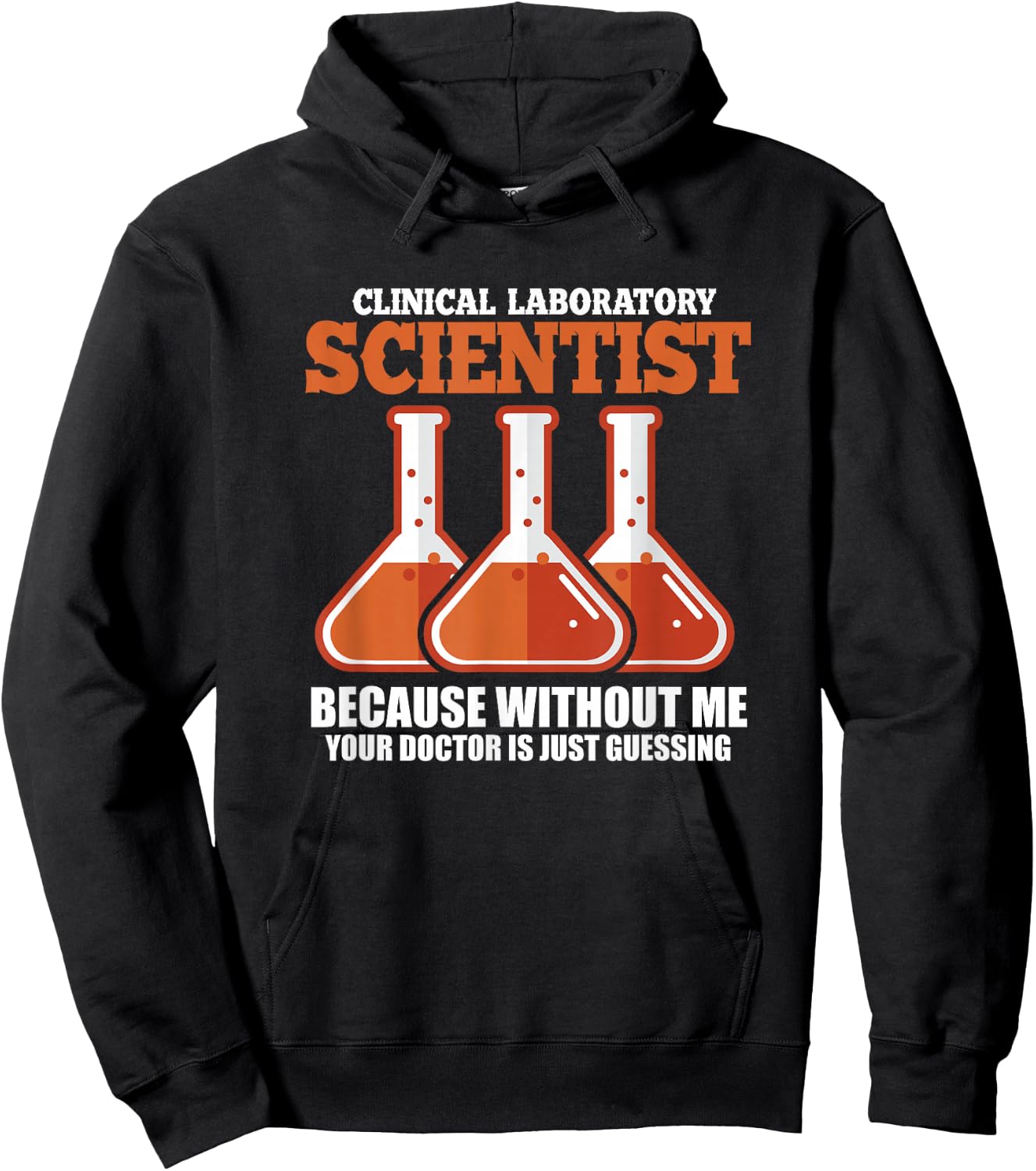 Clinical Laboratory Scientist Medical Science Lab Technician Hoodie - Hoodie | Black