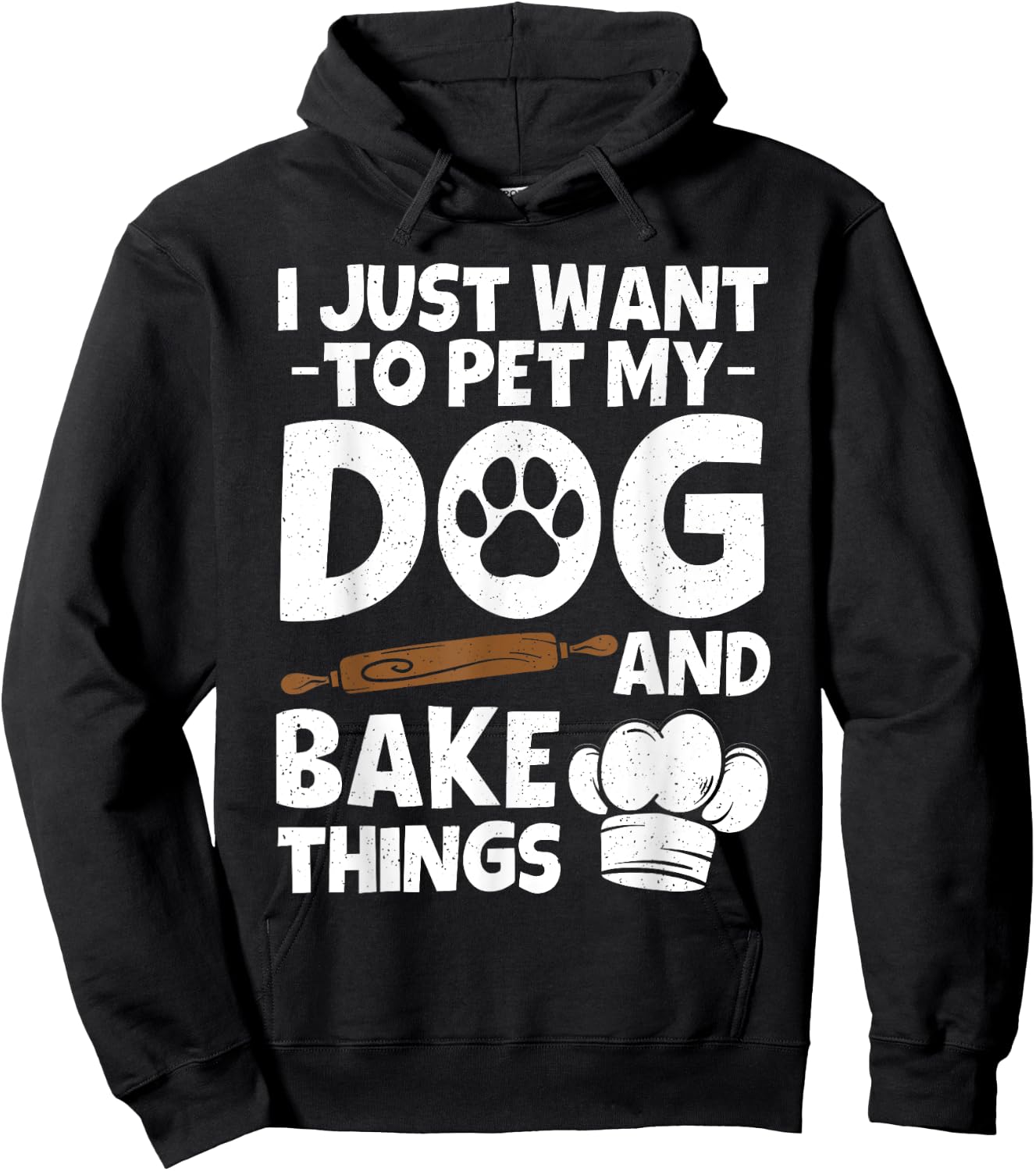 Cute Baking Design Women Pastry Bake Baker Baking Hoodie - Hoodie | Black