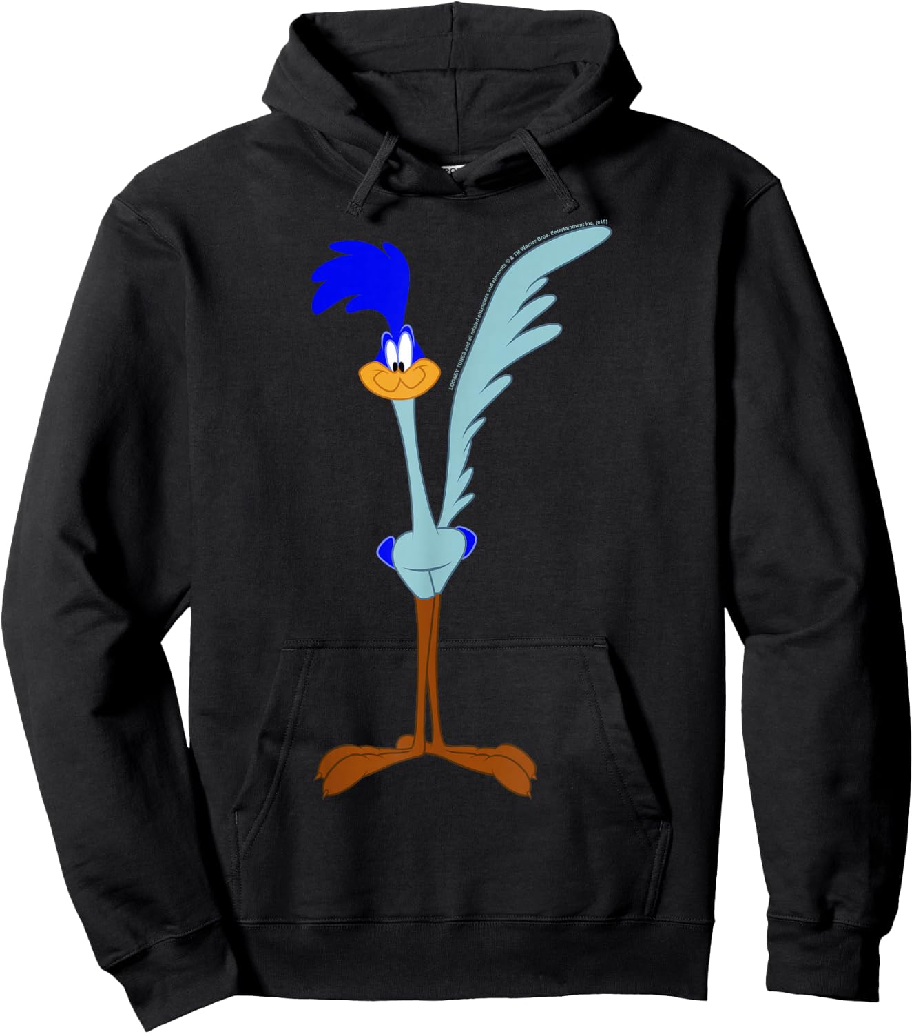Looney Tunes Road Runner Simple Portrait Hoodie - Hoodie | Black