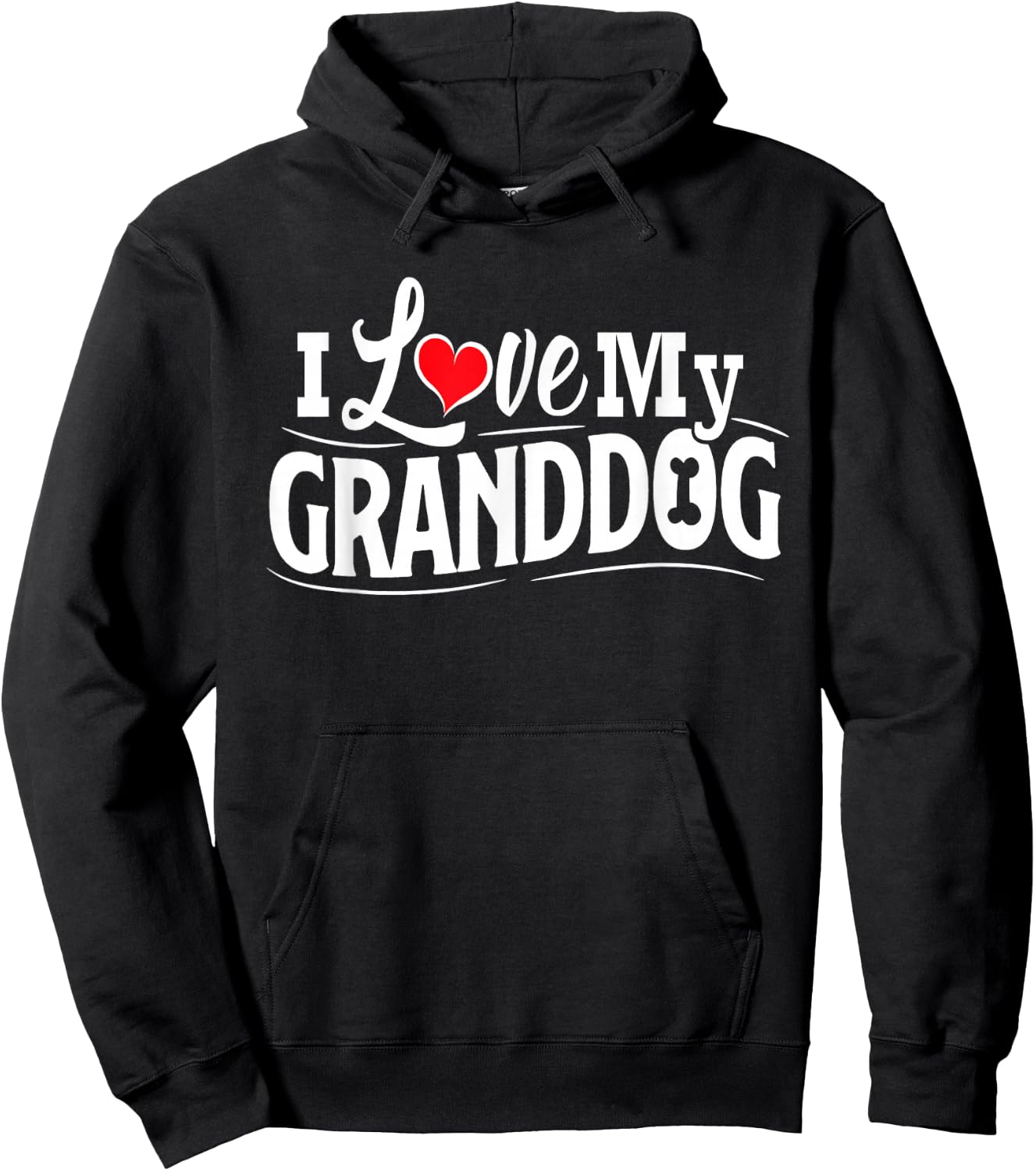 Granddog I Love My Granddog Granddog Shirt Men Grandog Gifts Hoodie - Hoodie | Black