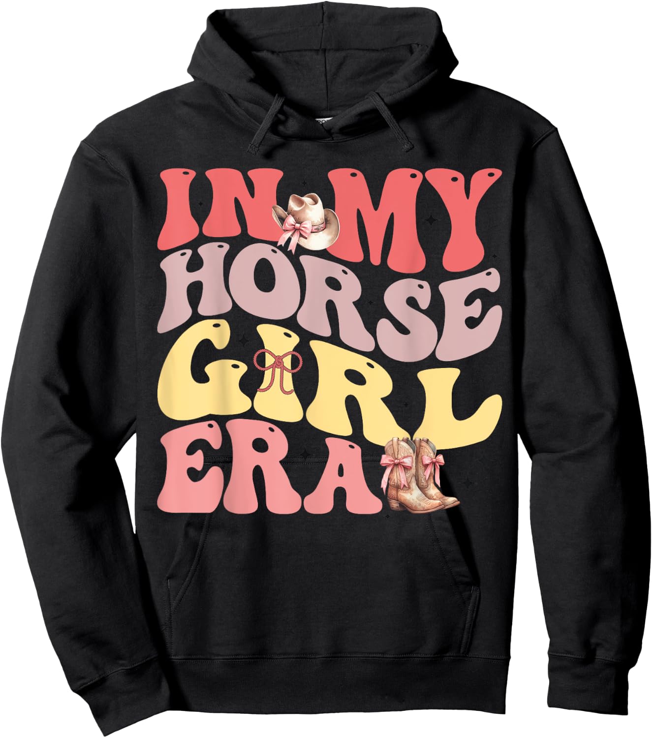 In My Horse Girl Era Hoodie - Hoodie | Black