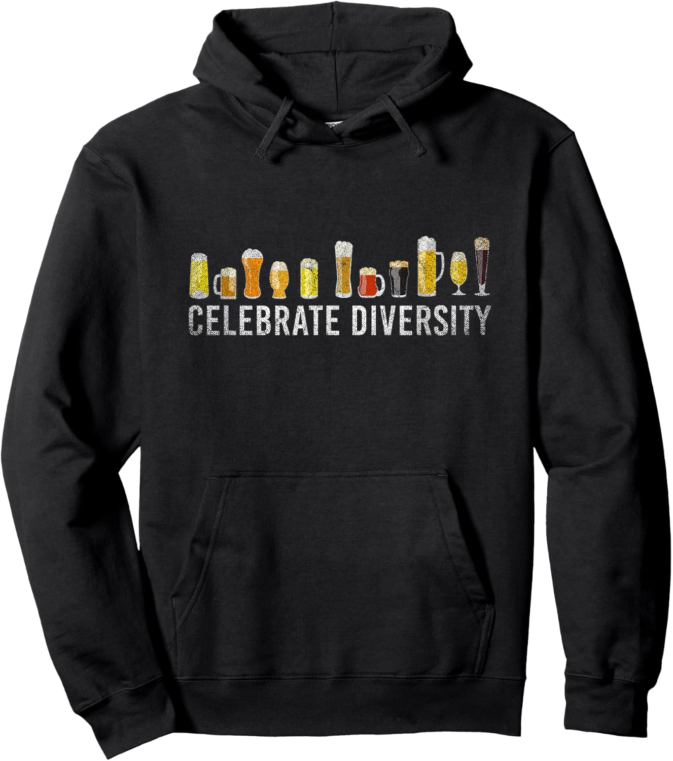 Celebrate Diversity Craft Beer Hoodie - Hoodie | Black