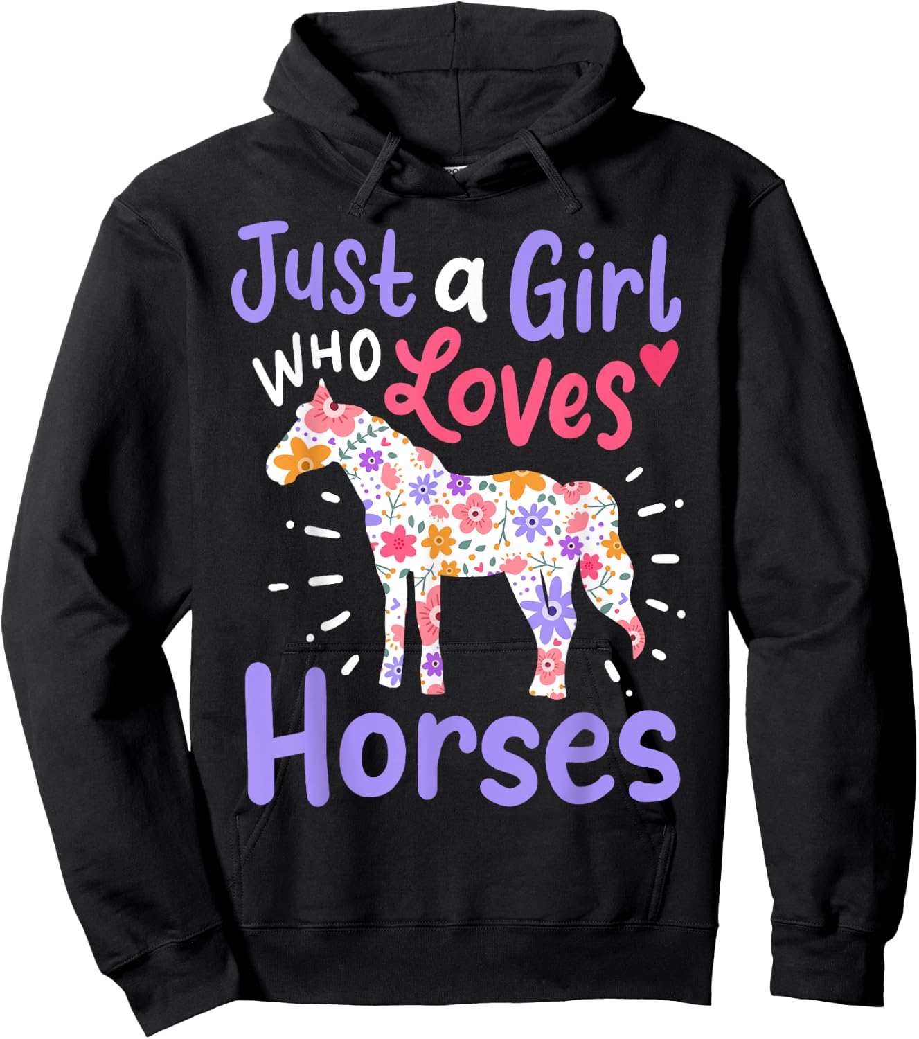 Horses Horse Girl Western Riding Barrel Racing Show Jumping Hoodie - Hoodie | Black