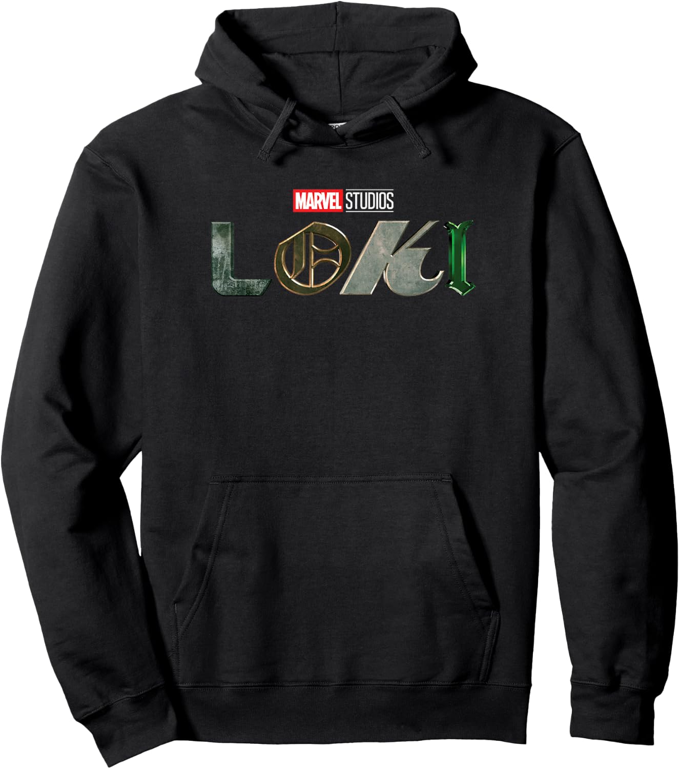 Marvel Loki Logo Hoodie - Hoodie | Black